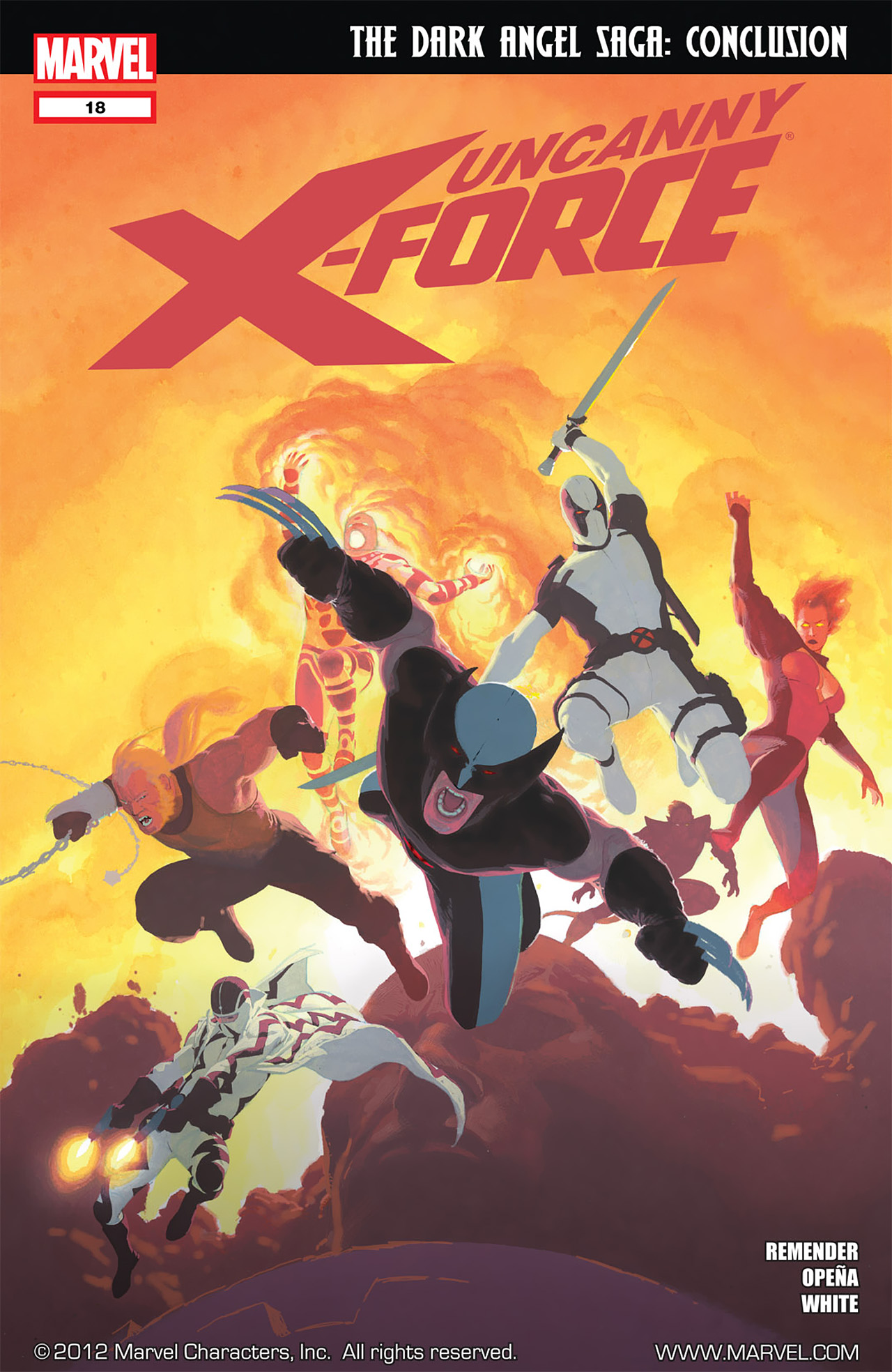 Read online Uncanny X-Force (2010) comic -  Issue #18 - 1