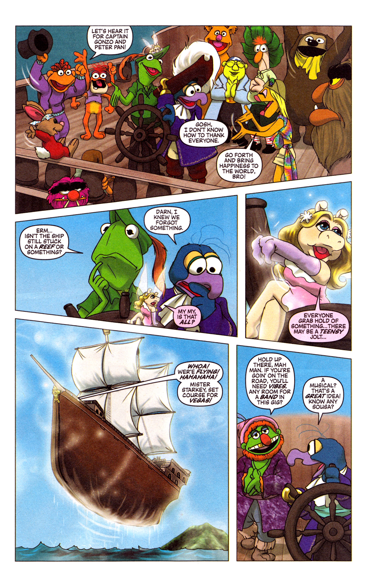 Read online Muppet Peter Pan comic -  Issue #4 - 19