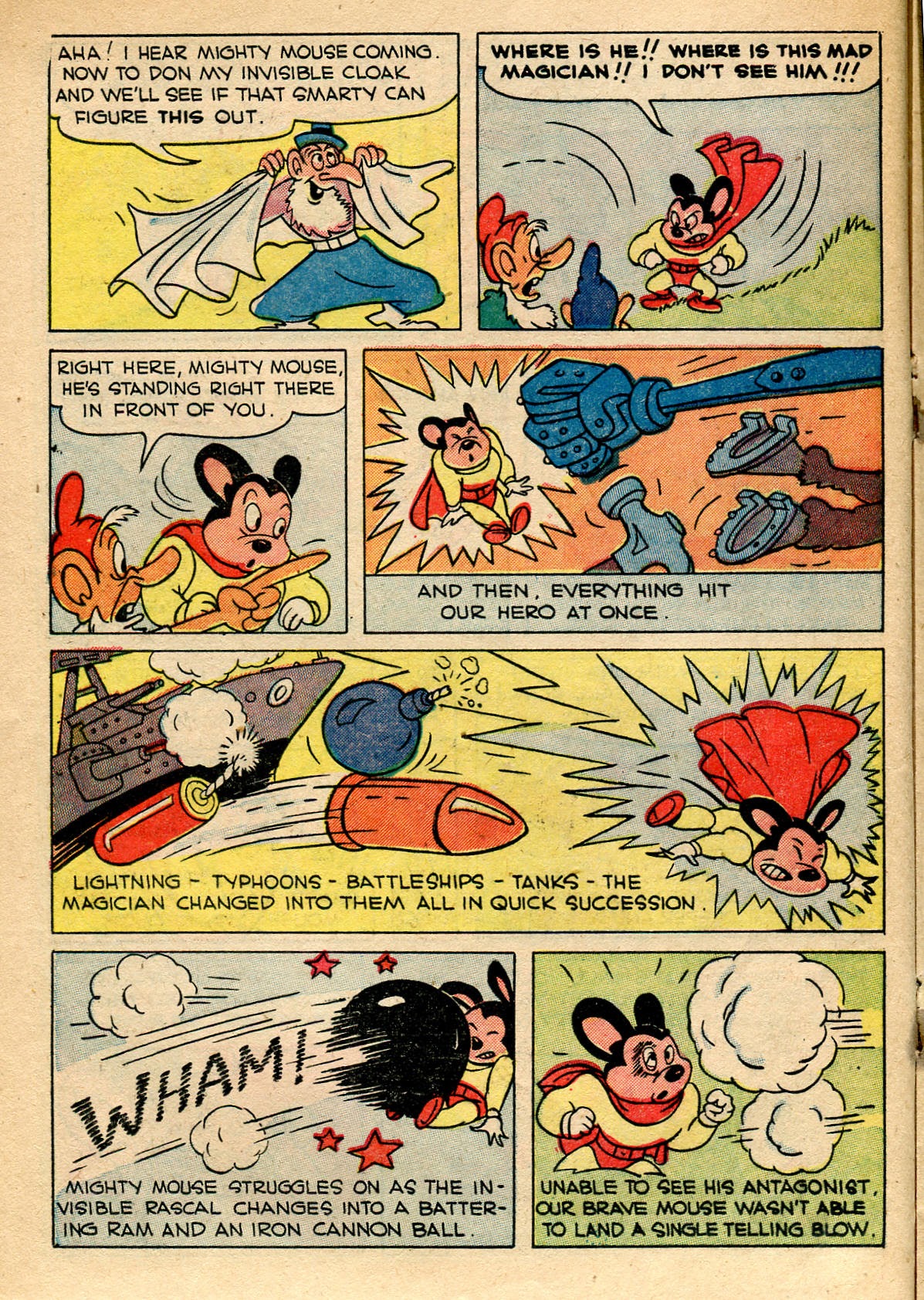 Read online Paul Terry's Mighty Mouse Comics comic -  Issue #18 - 16