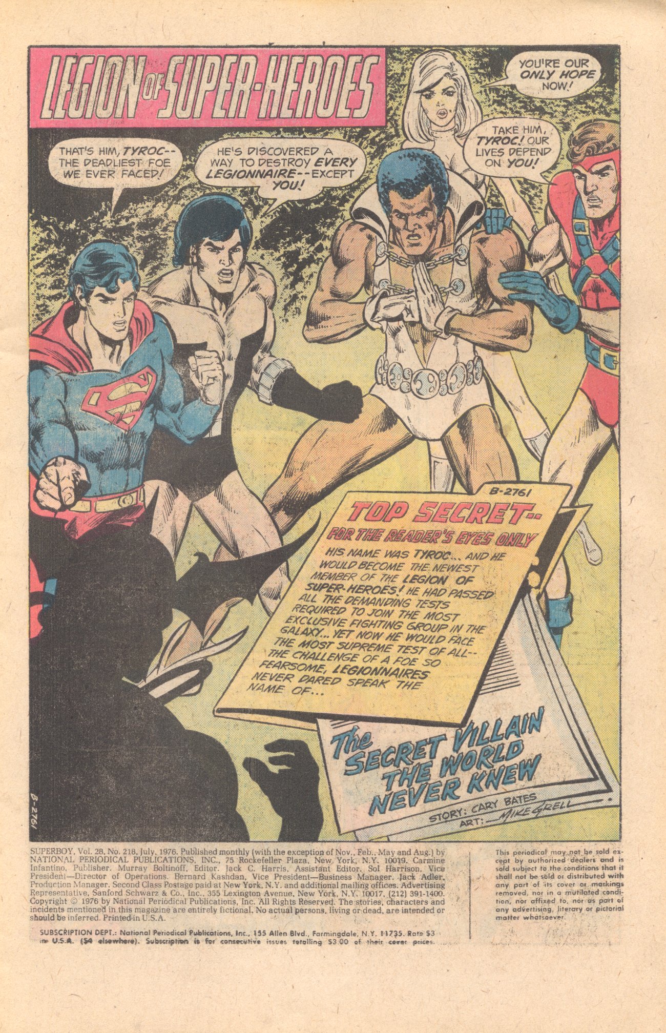 Read online Superboy (1949) comic -  Issue #218 - 2