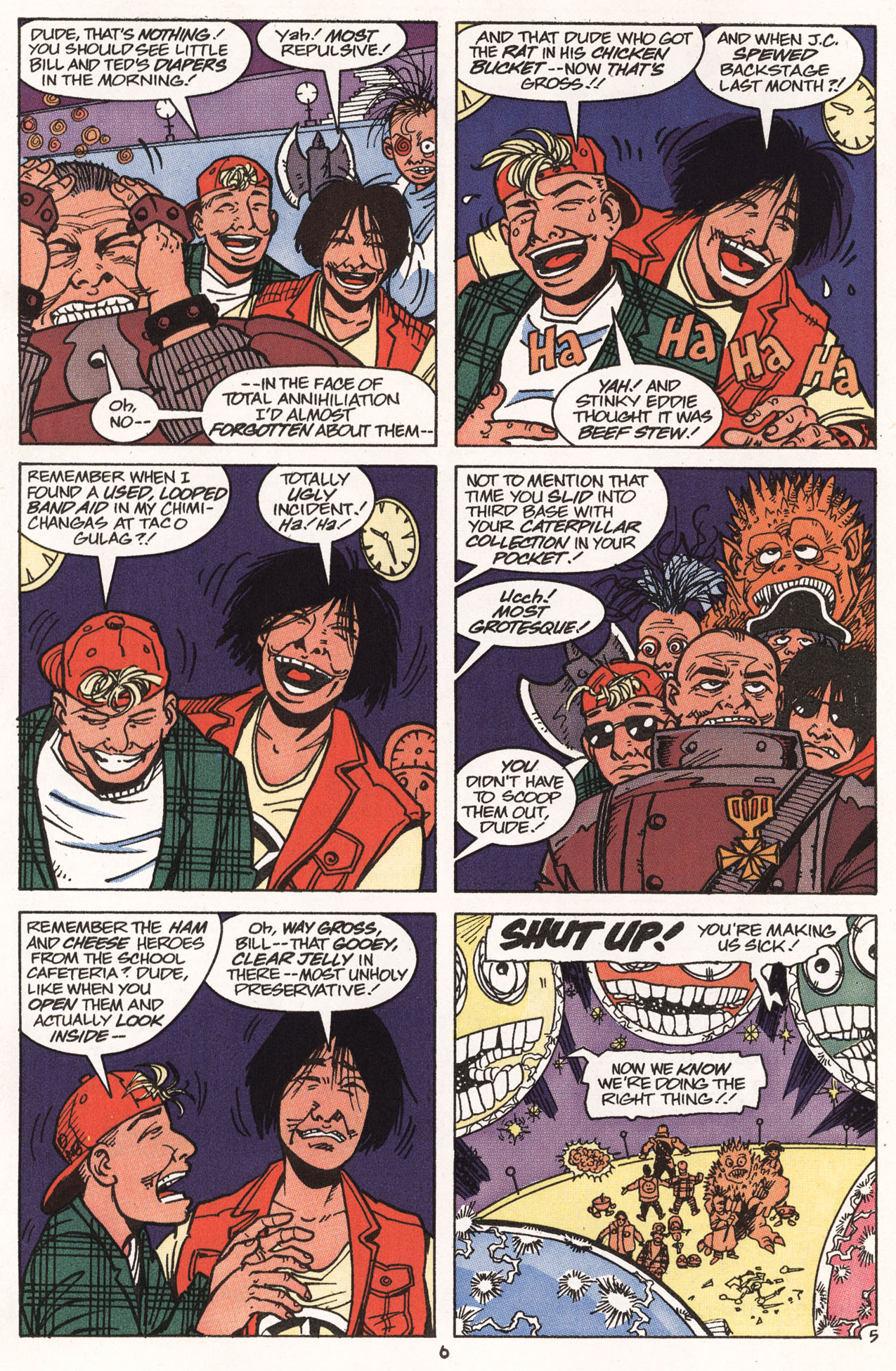 Read online Bill & Ted's Excellent Comic Book comic -  Issue #7 - 8