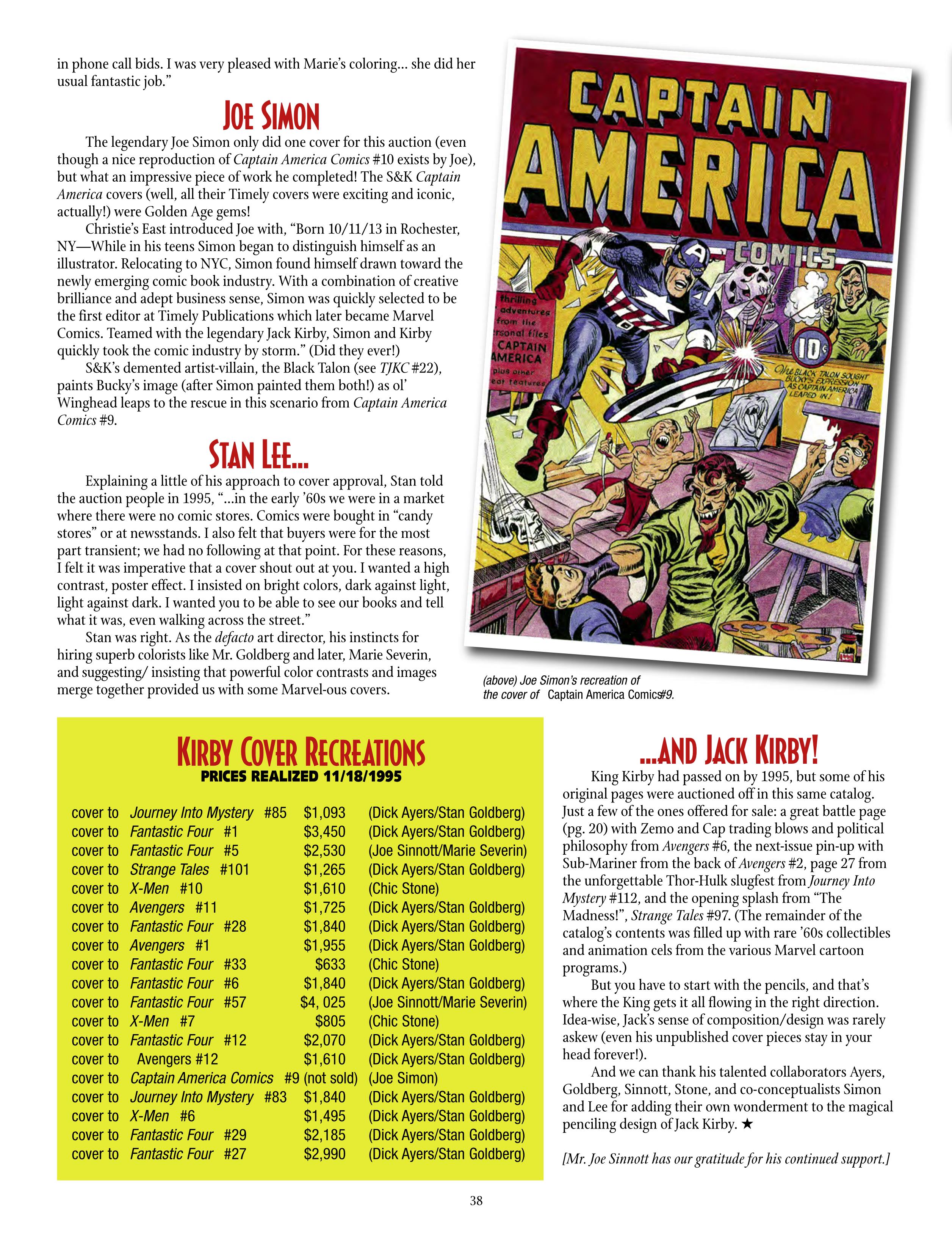 Read online The Jack Kirby Collector comic -  Issue #69 - 40