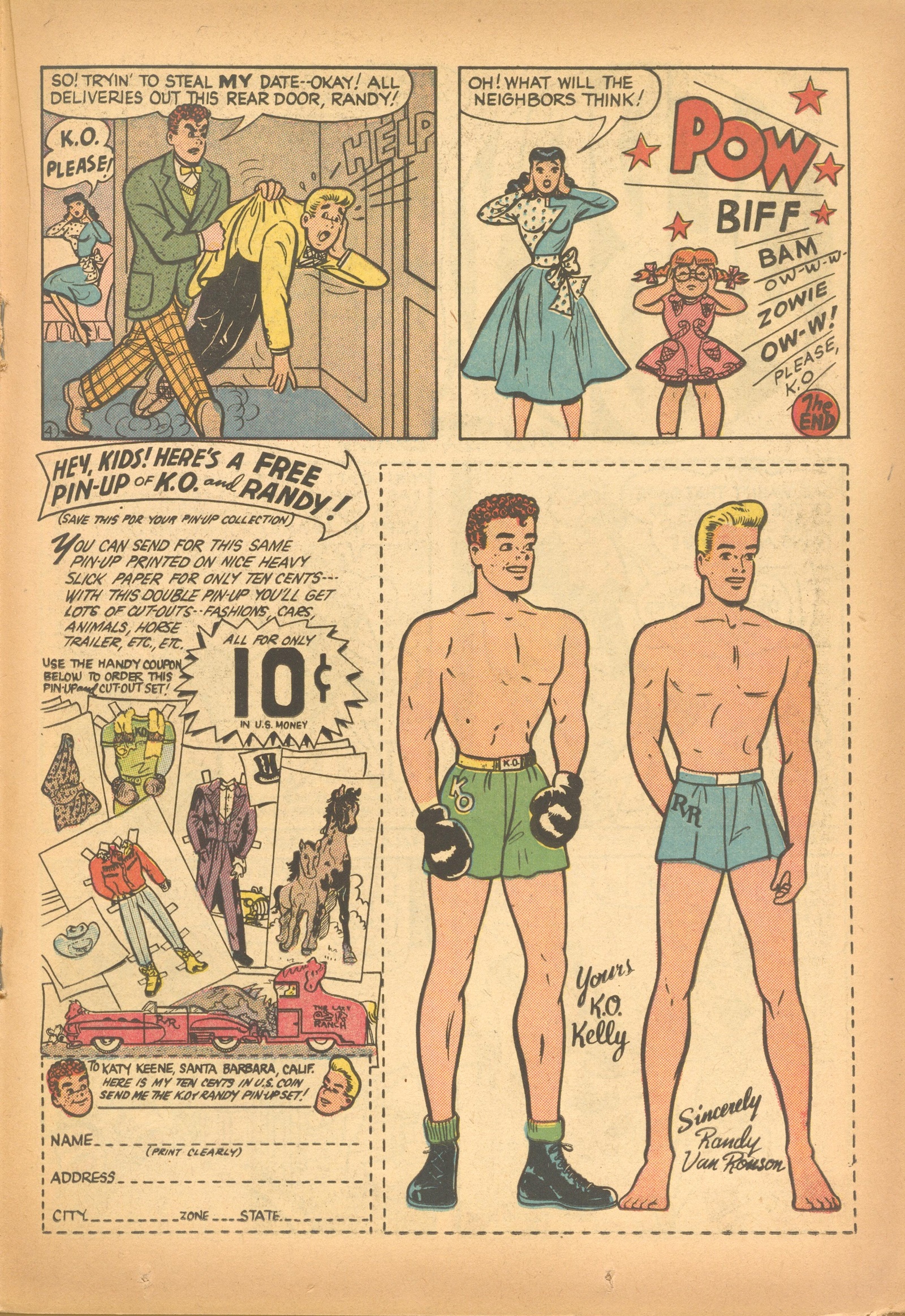 Read online Katy Keene (1949) comic -  Issue #15 - 19