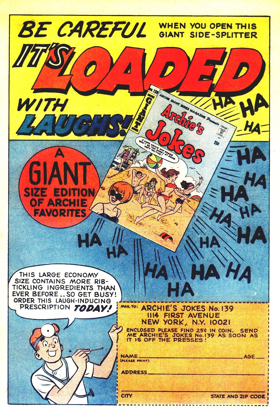 Read online Archie's Joke Book Magazine comic -  Issue #103 - 19
