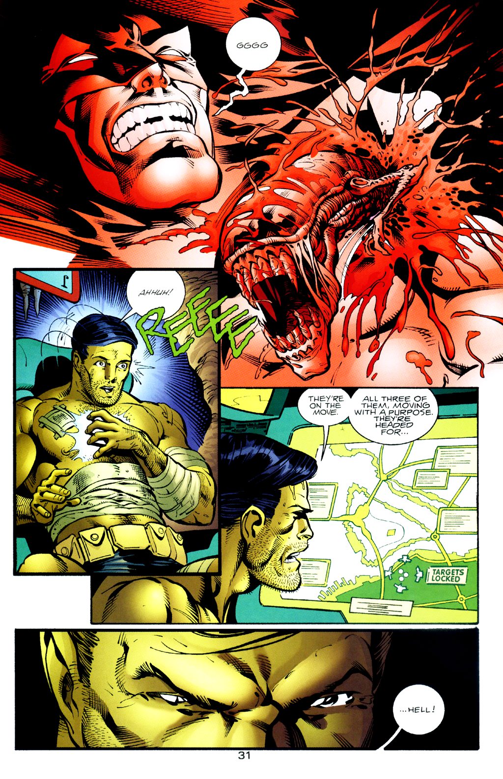 Read online Batman/Aliens II comic -  Issue #2 - 31