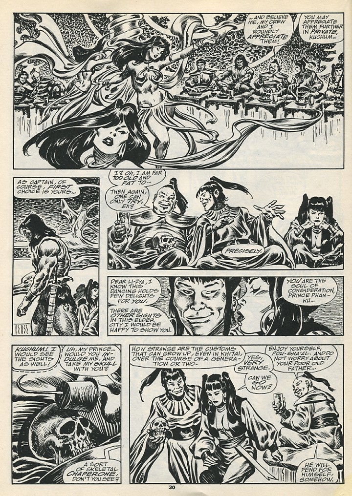 Read online The Savage Sword Of Conan comic -  Issue #192 - 32