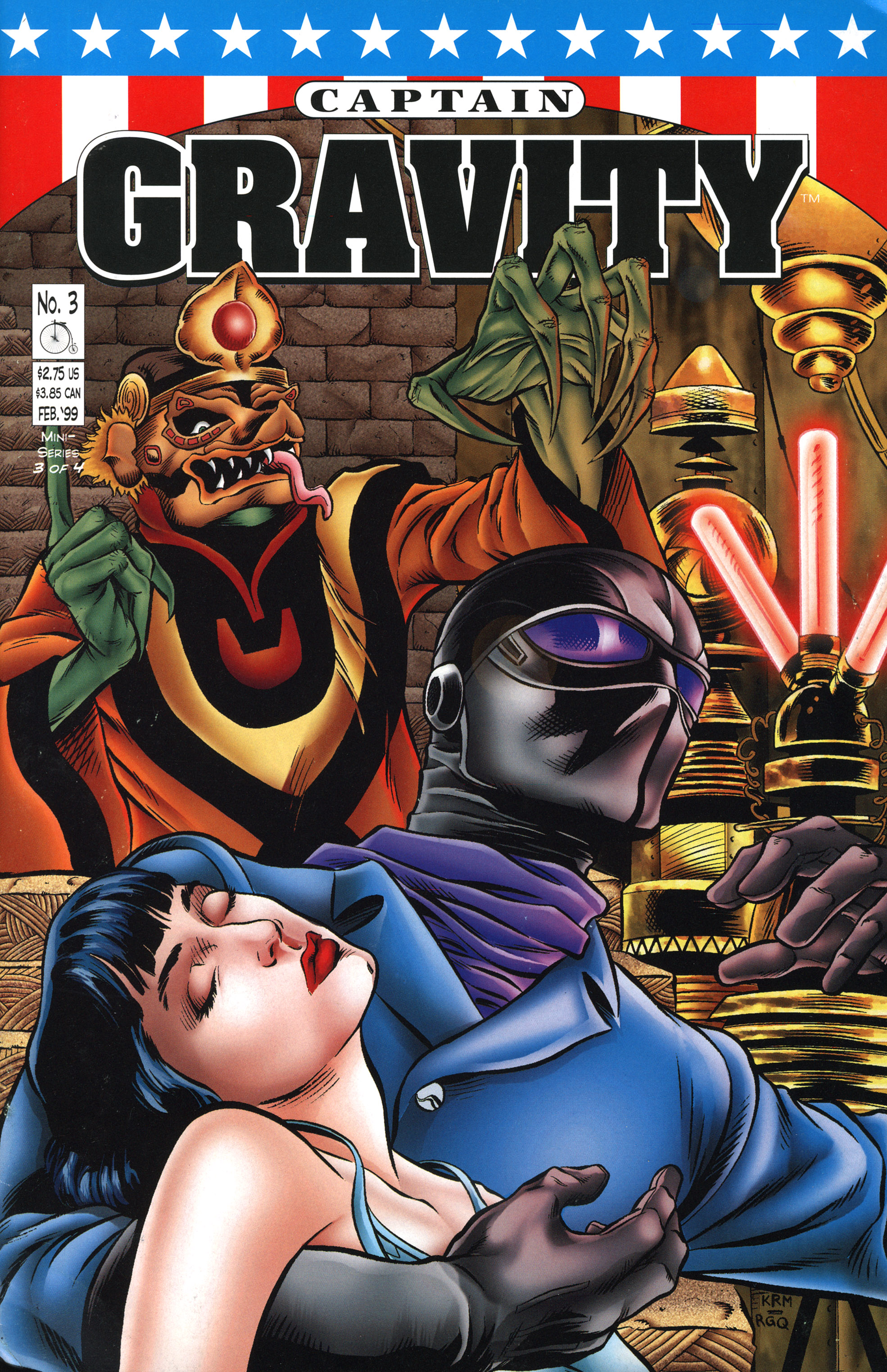 Read online Captain Gravity comic -  Issue #3 - 1