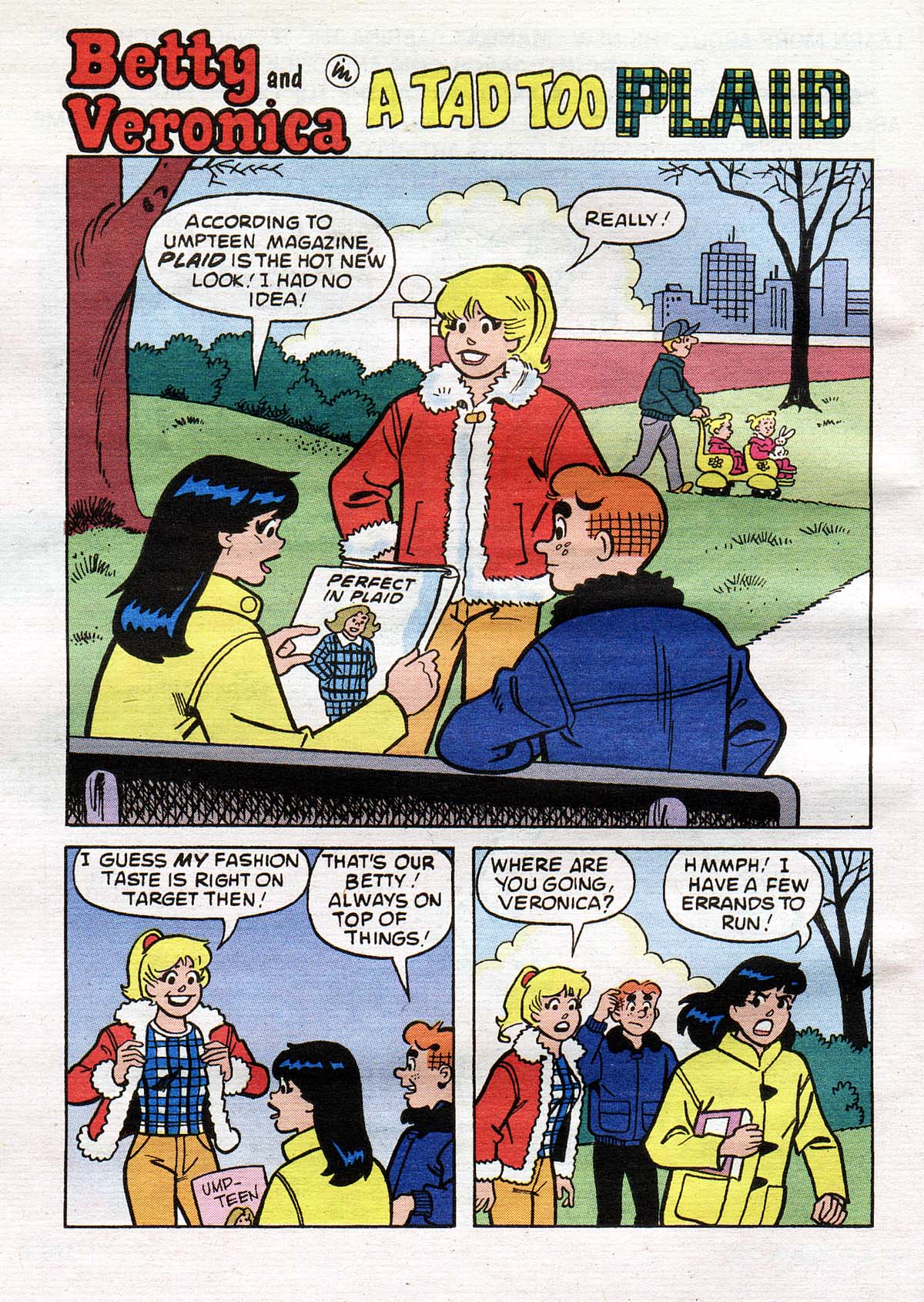Read online Betty and Veronica Digest Magazine comic -  Issue #146 - 17