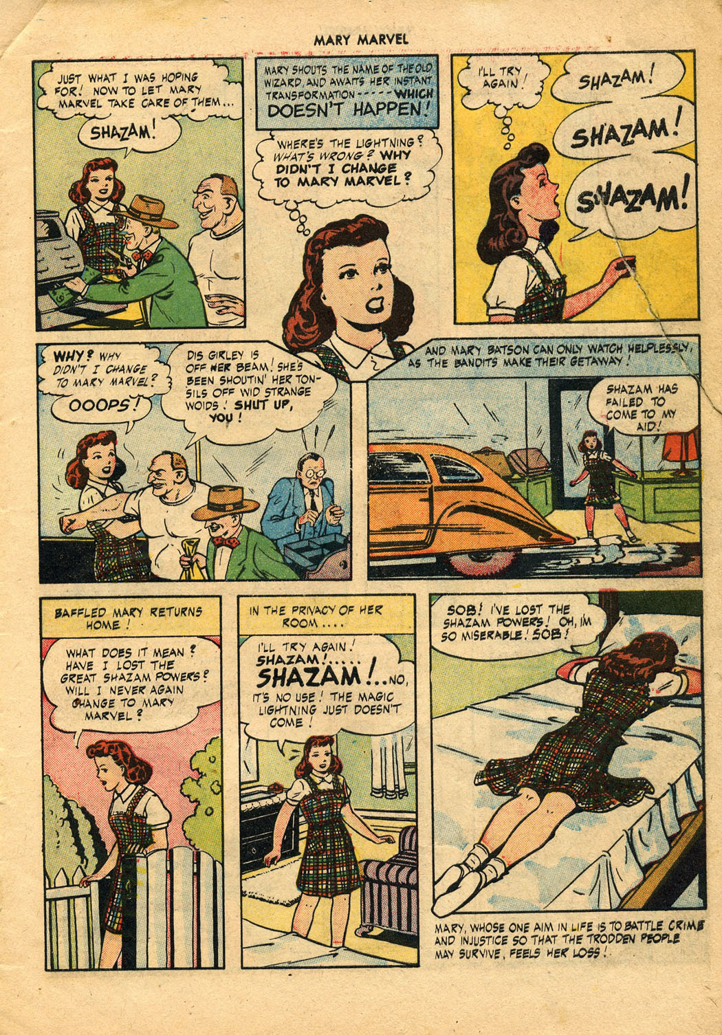 Read online Mary Marvel comic -  Issue #4 - 5