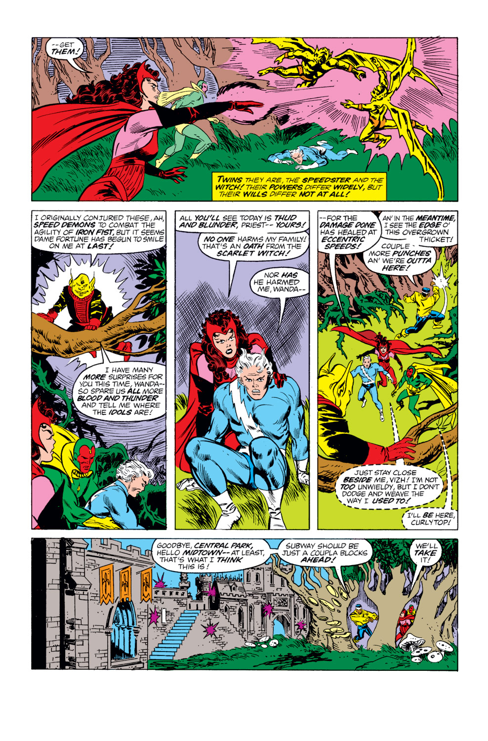 Read online The Vision and the Scarlet Witch (1985) comic -  Issue #8 - 14