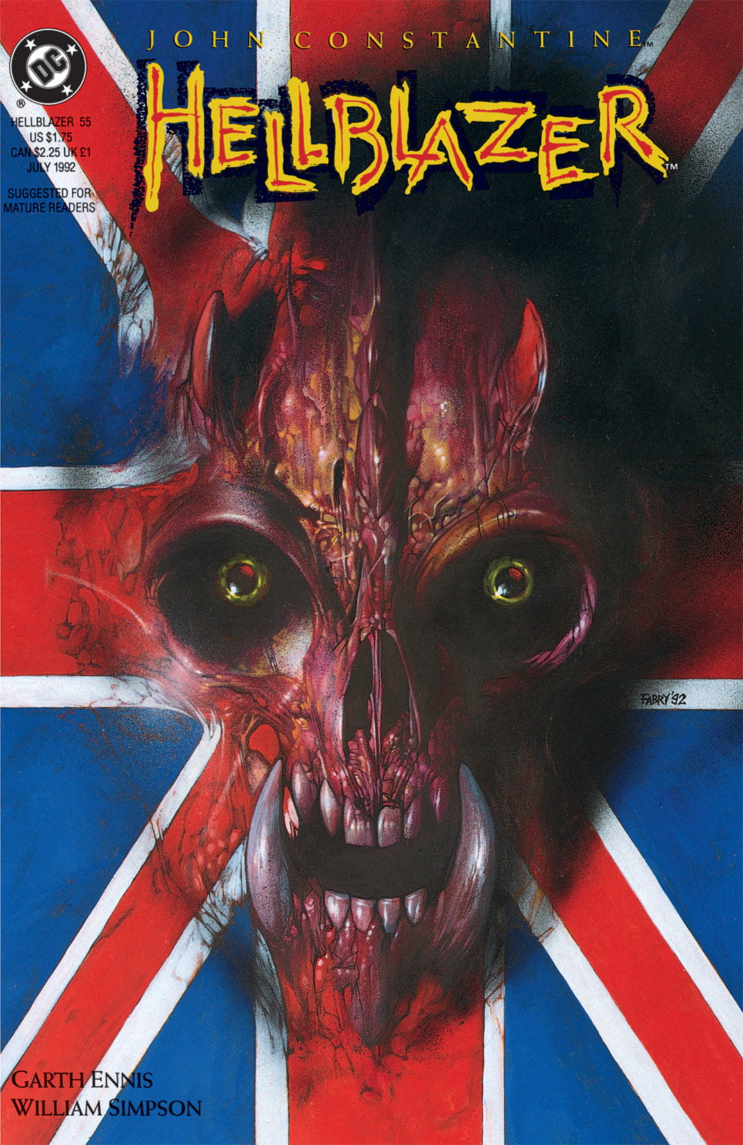 Read online Hellblazer comic -  Issue #55 - 1