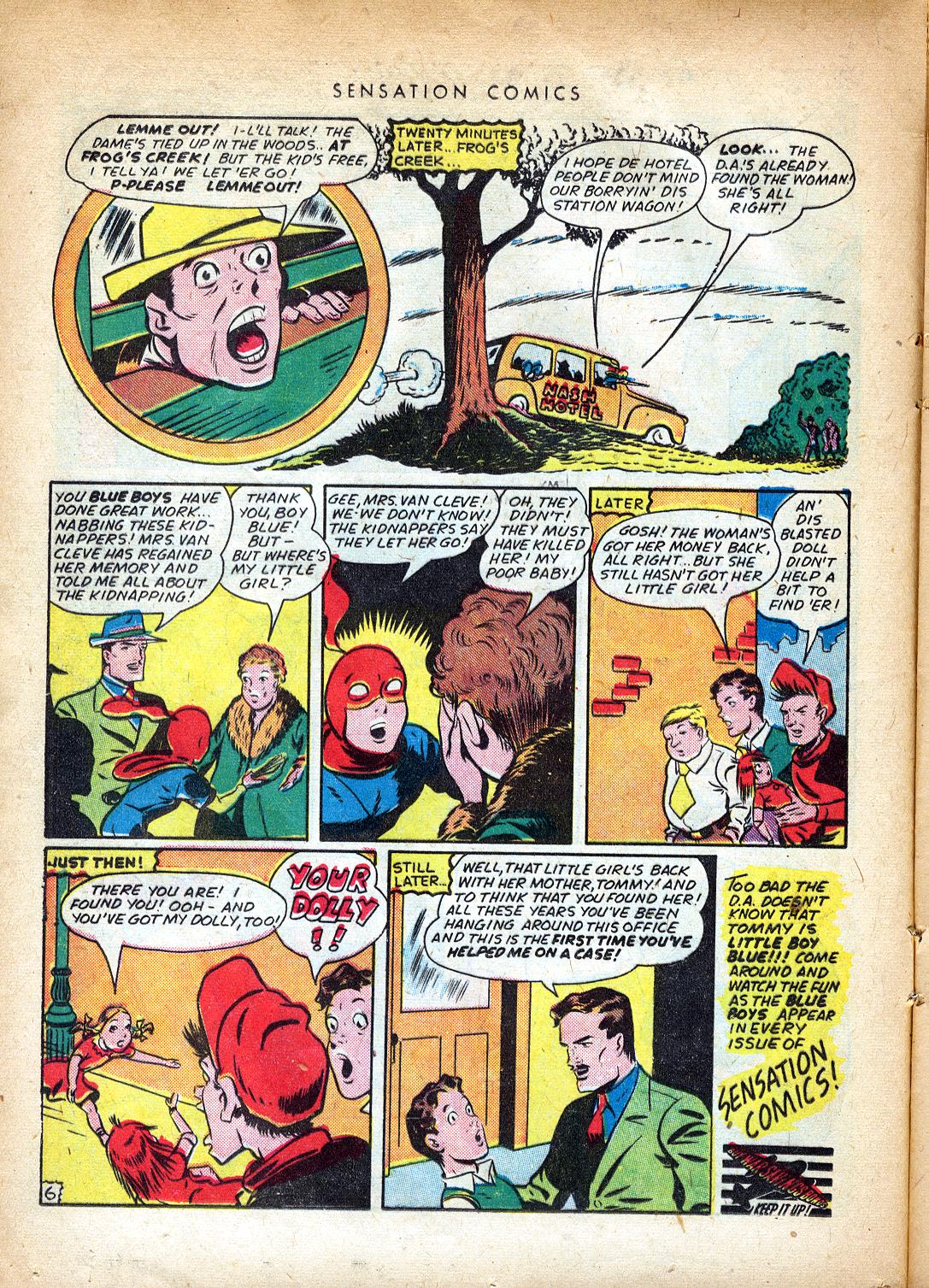 Read online Sensation (Mystery) Comics comic -  Issue #37 - 22