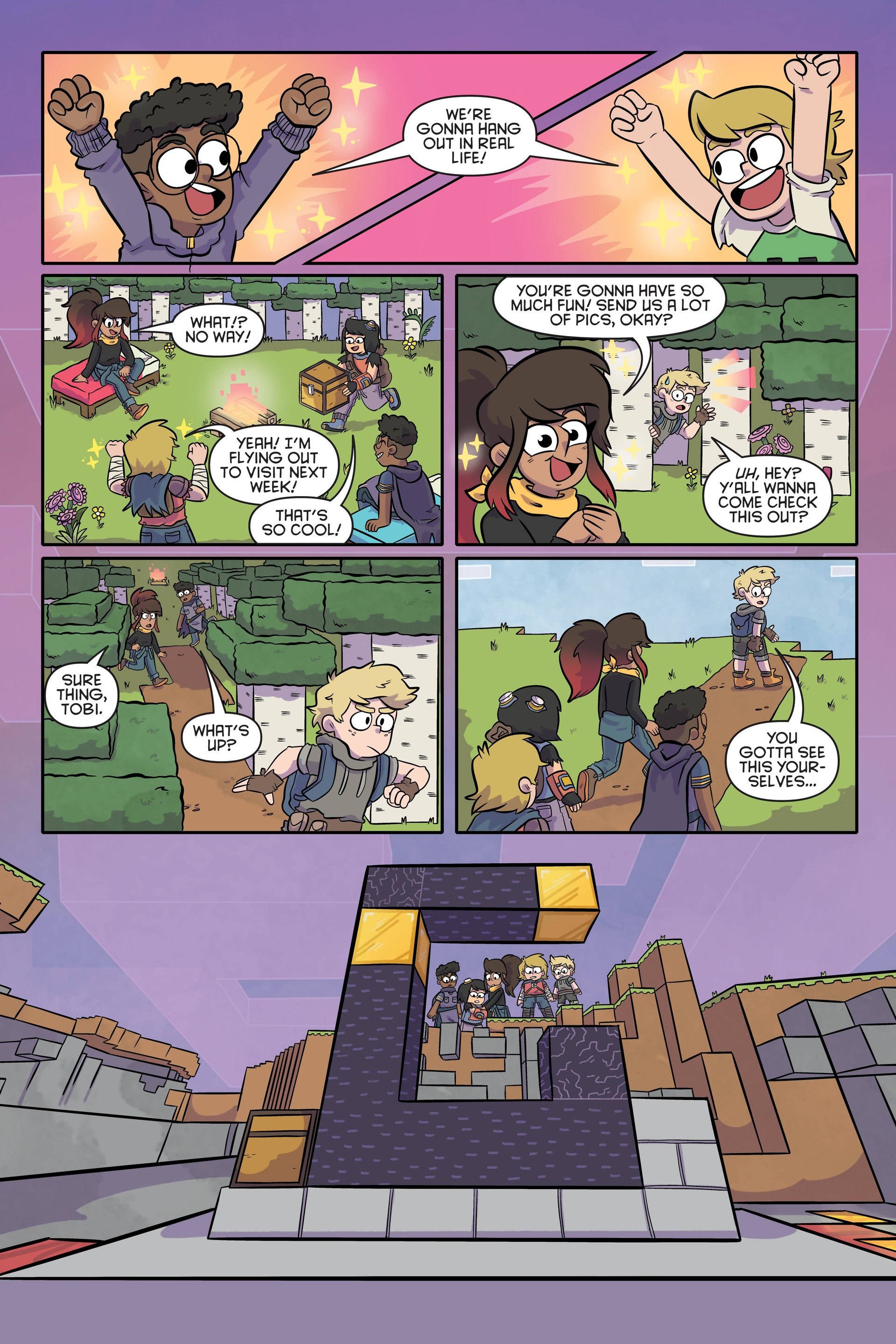 Read online Minecraft comic -  Issue # TPB 3 - 10