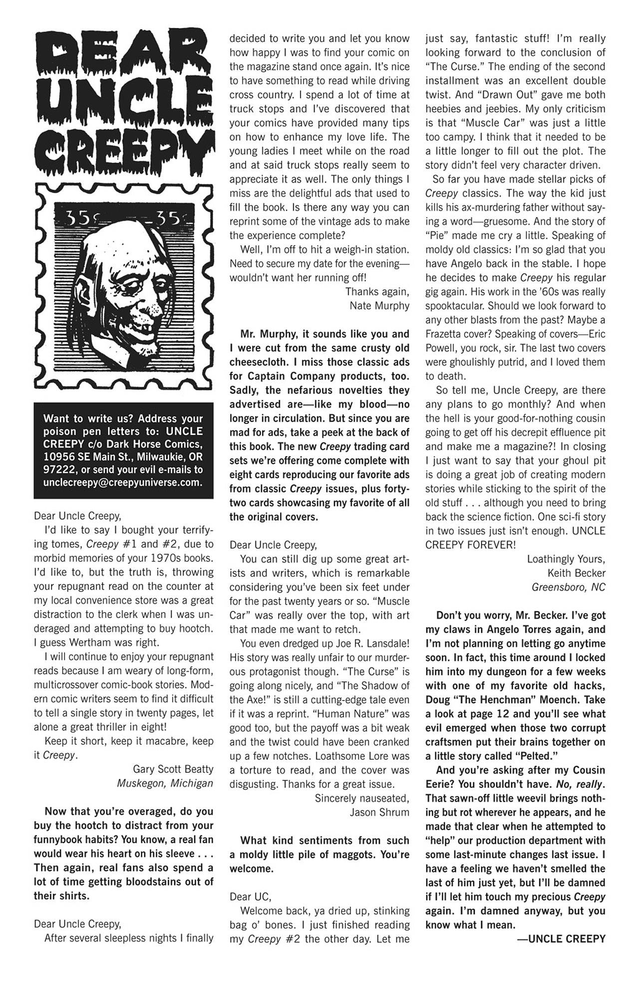Read online Creepy (2009) comic -  Issue #3 - 4