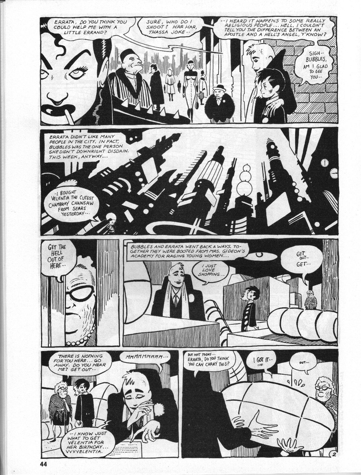 Read online Love and Rockets (1982) comic -  Issue #2 - 44