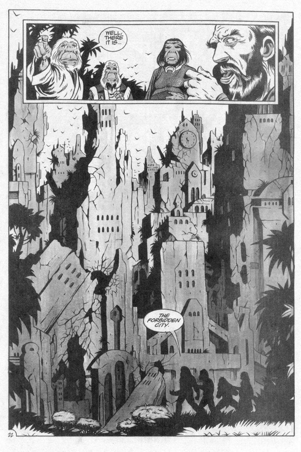 Read online Planet of the Apes (1990) comic -  Issue #1 - 27