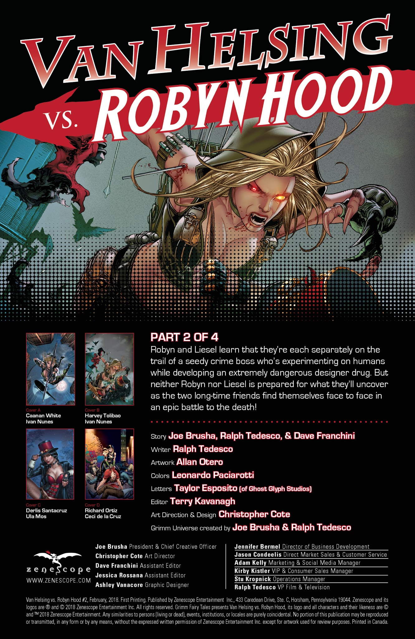 Read online Van Helsing vs. Robyn Hood comic -  Issue #2 - 2