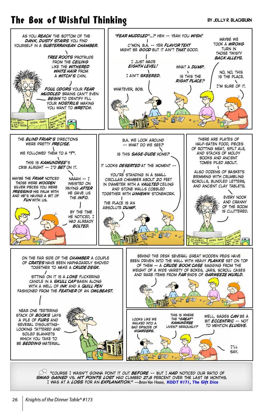 Read online Knights of the Dinner Table comic -  Issue #173 - 28