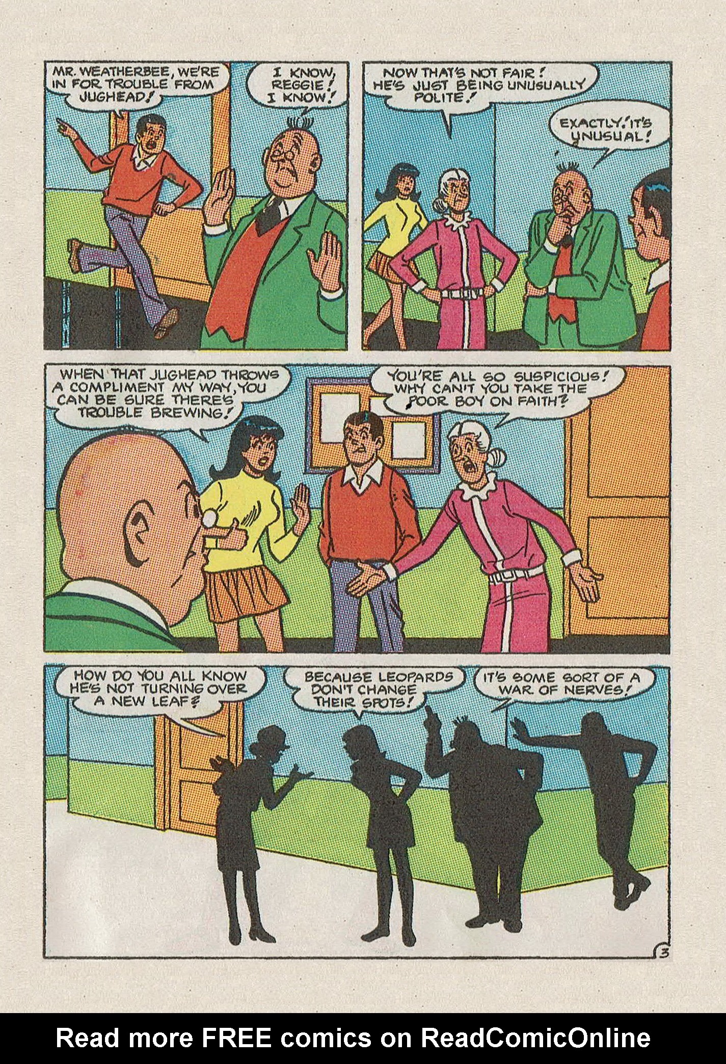Read online Jughead Jones Comics Digest comic -  Issue #68 - 127