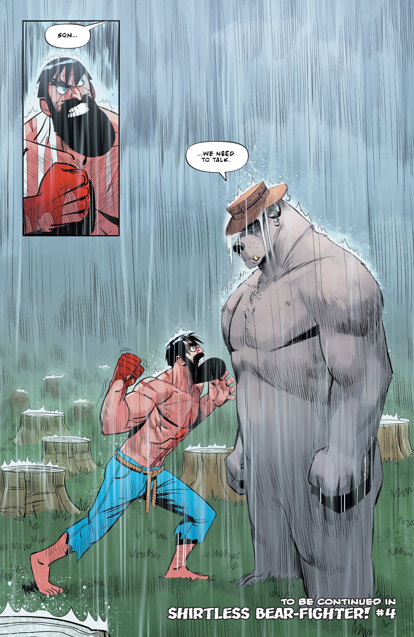 Read online Shirtless Bear-Fighter! comic -  Issue #3 - 26
