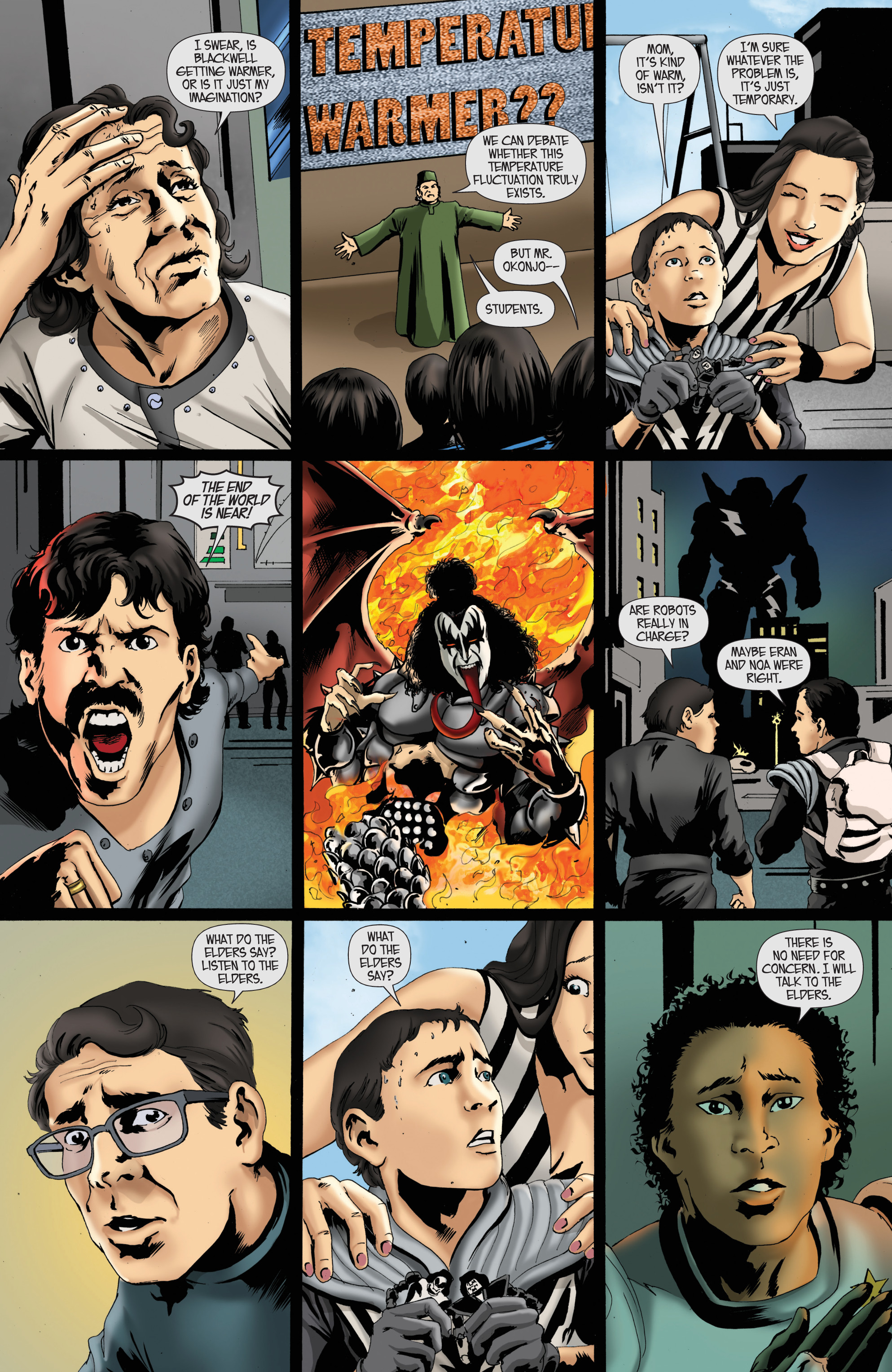 Read online KISS comic -  Issue #5 - 5