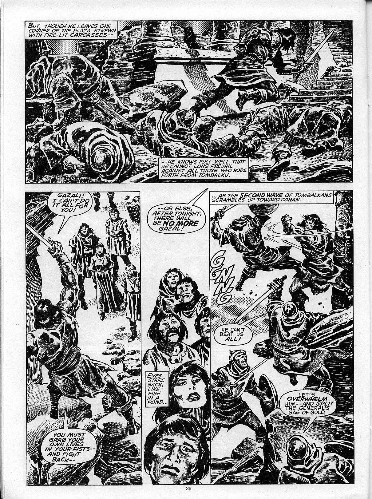 Read online The Savage Sword Of Conan comic -  Issue #204 - 38