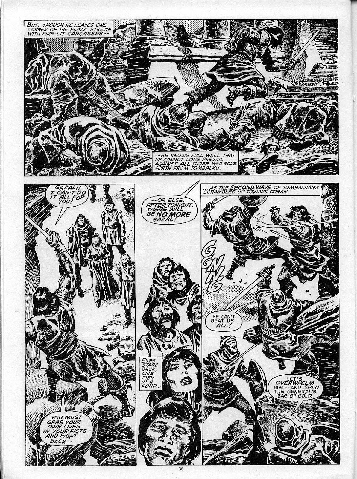 The Savage Sword Of Conan issue 204 - Page 38
