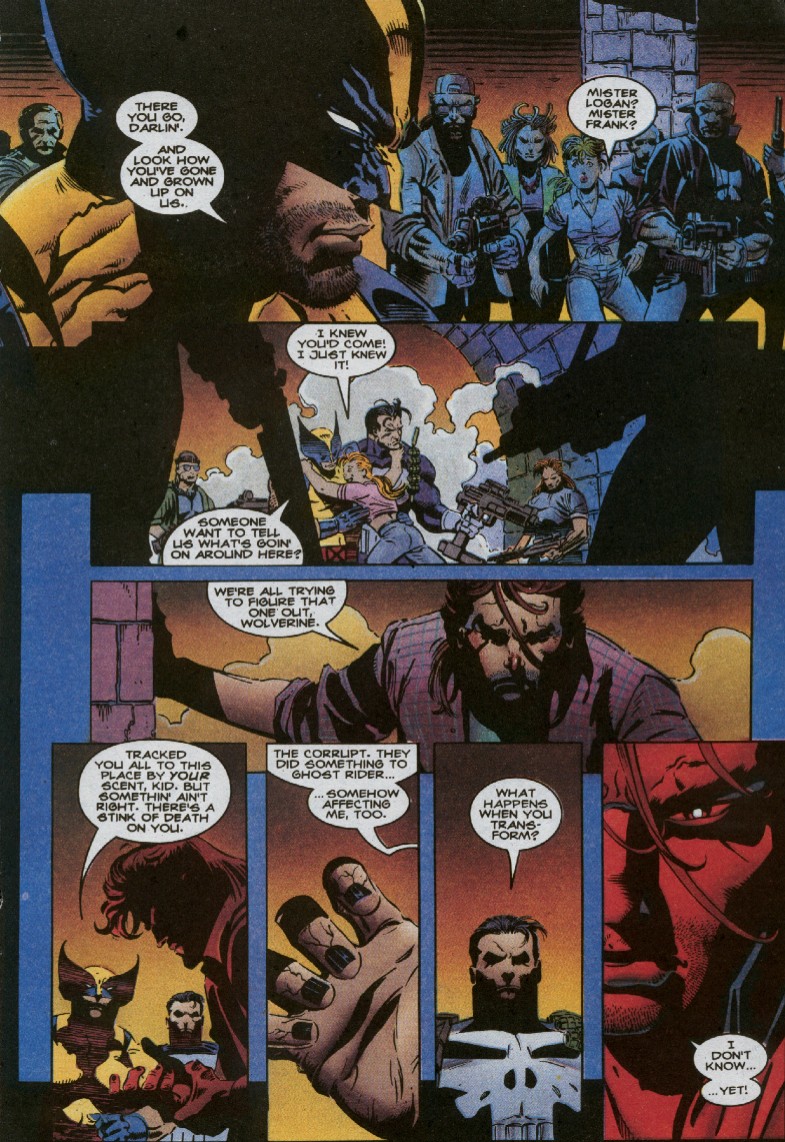 Read online Ghost Rider; Wolverine; Punisher: The Dark Design comic -  Issue # Full - 18