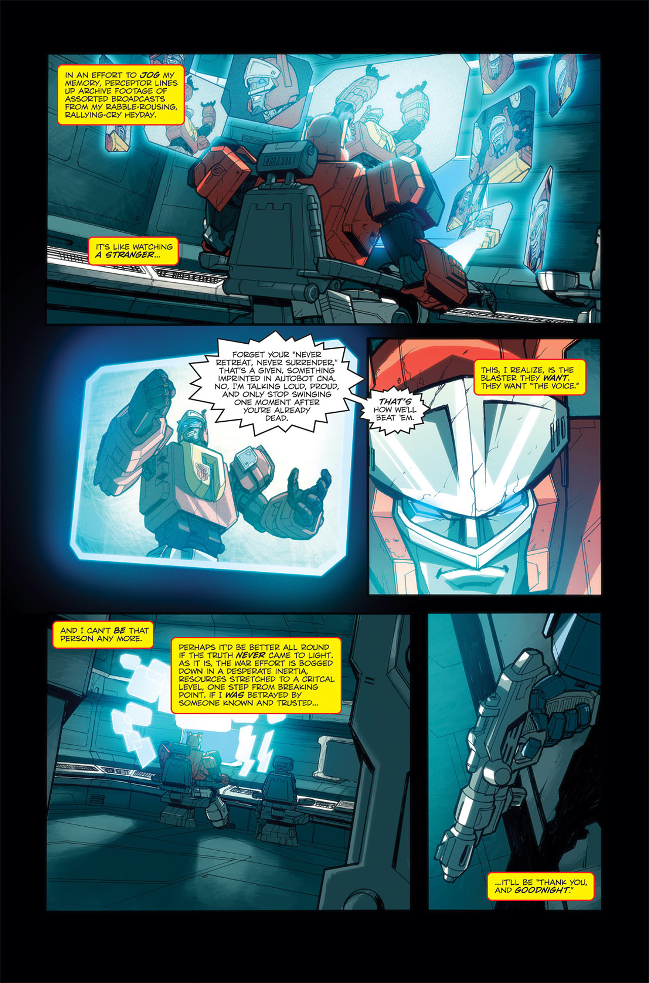 Read online Transformers Spotlight: Blaster comic -  Issue # Full - 8