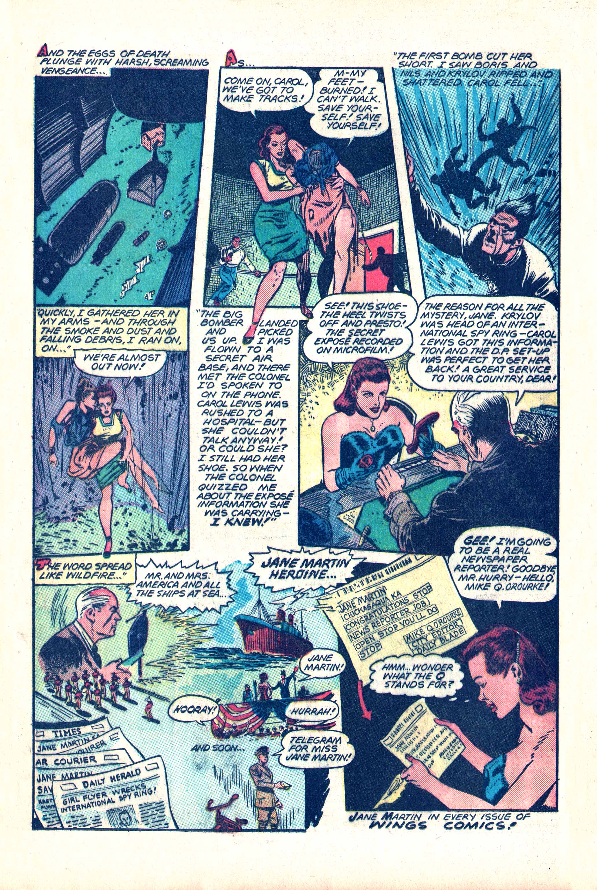 Read online Wings Comics comic -  Issue #92 - 18