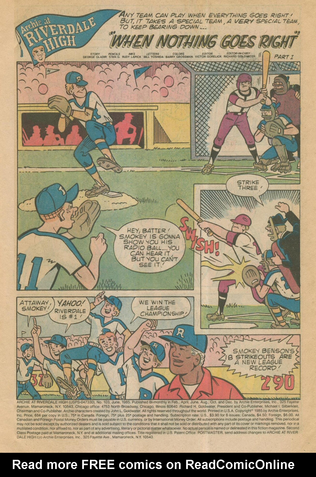 Read online Archie at Riverdale High (1972) comic -  Issue #103 - 3