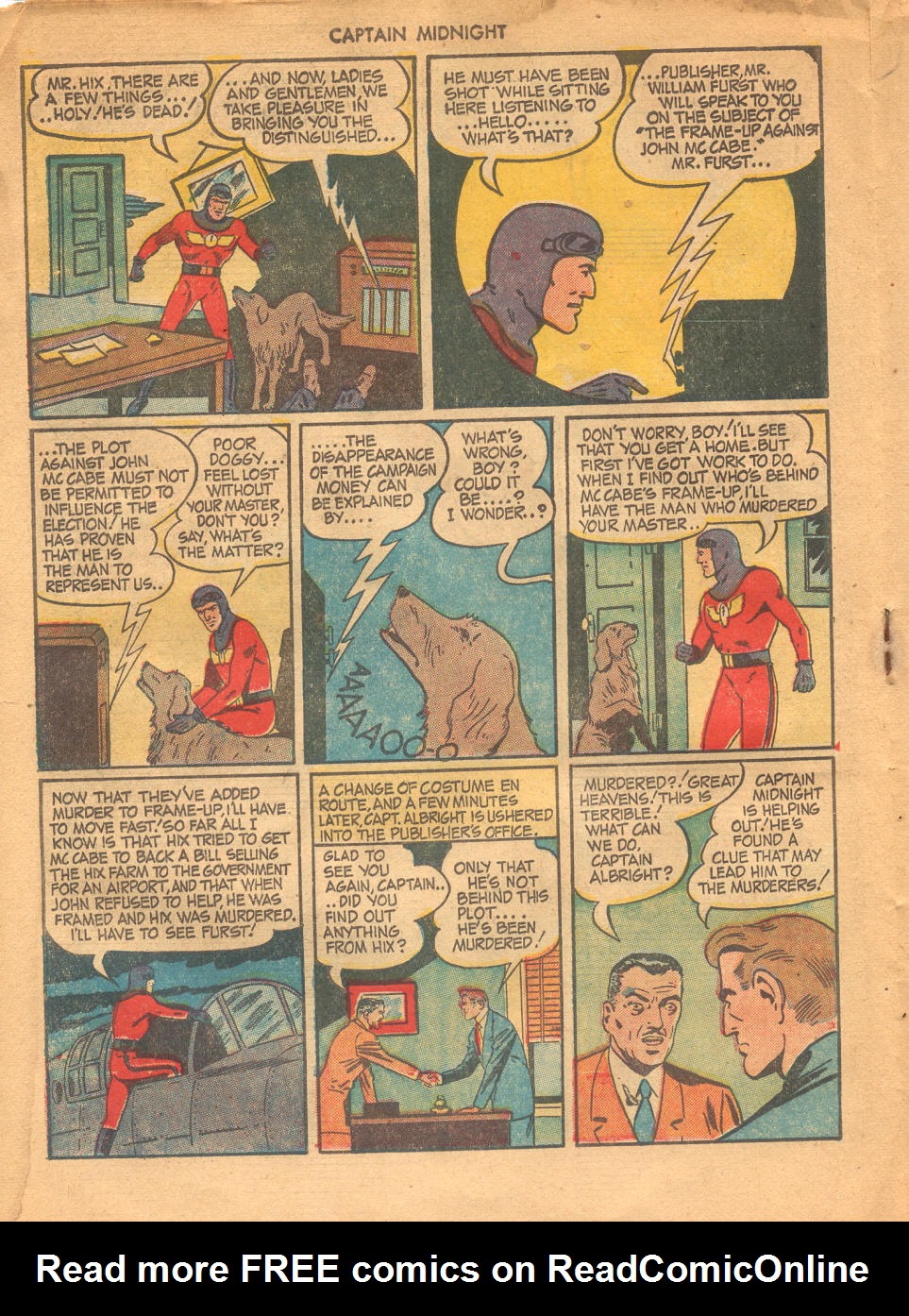 Read online Captain Midnight (1942) comic -  Issue #23 - 18