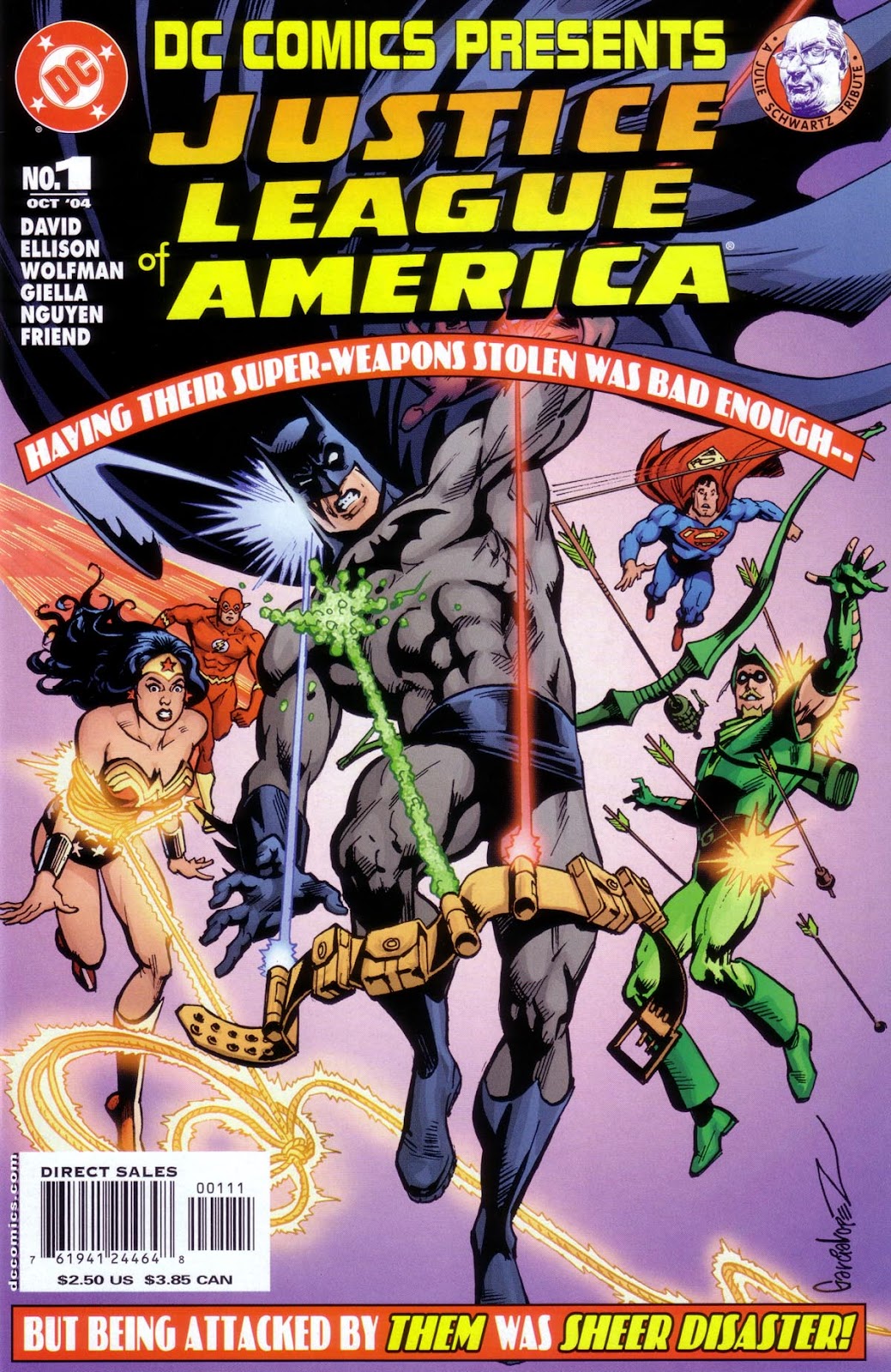 <{ $series->title }} issue Justice League of America - Page 1