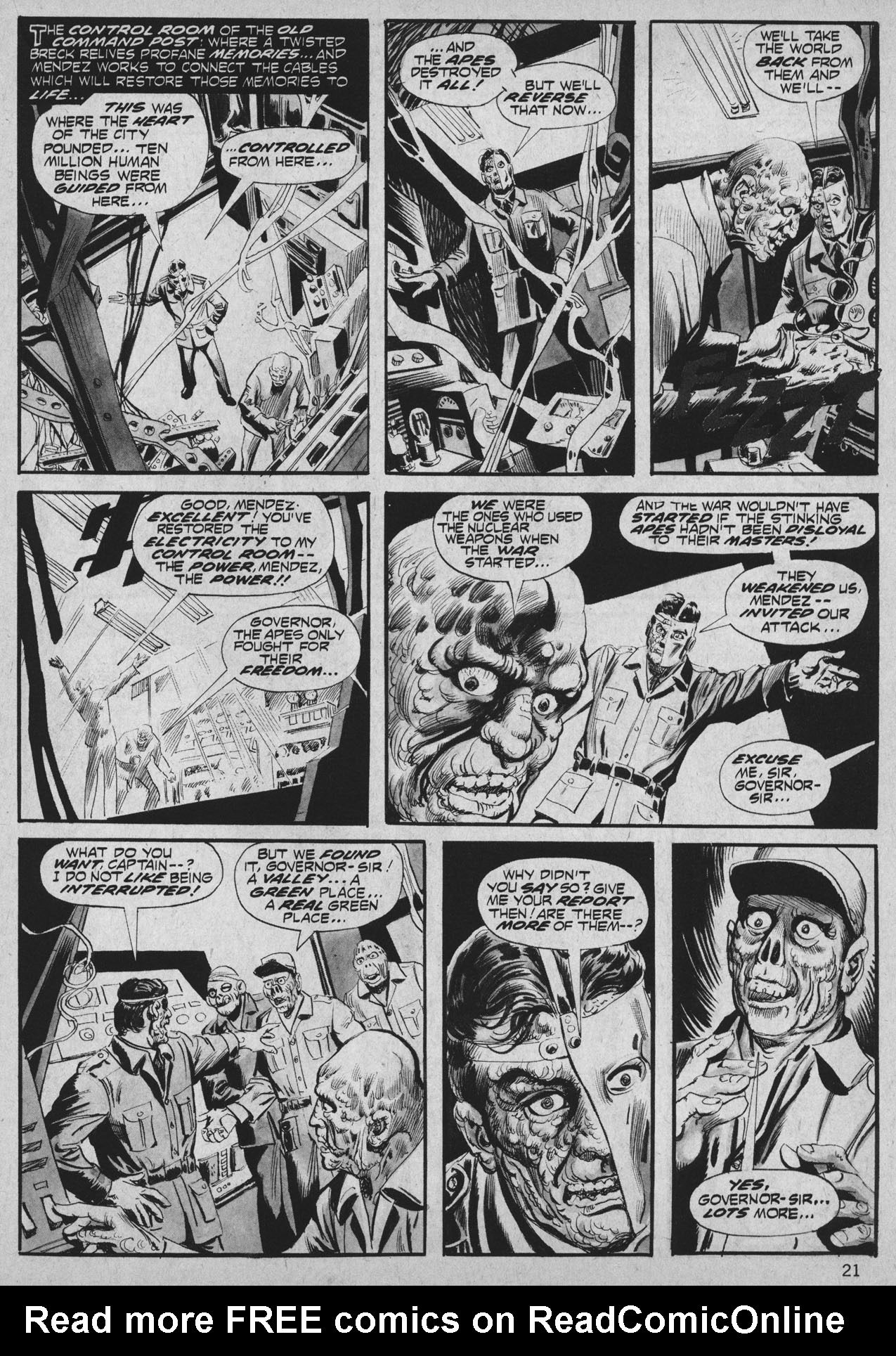 Read online Planet of the Apes comic -  Issue #25 - 21