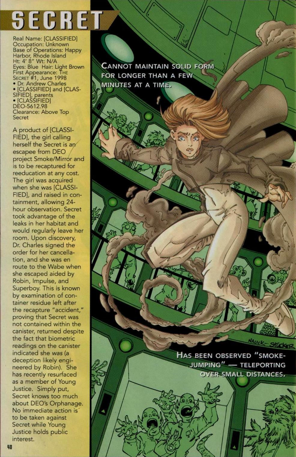 Read online Young Justice Secret Files comic -  Issue # Full - 31