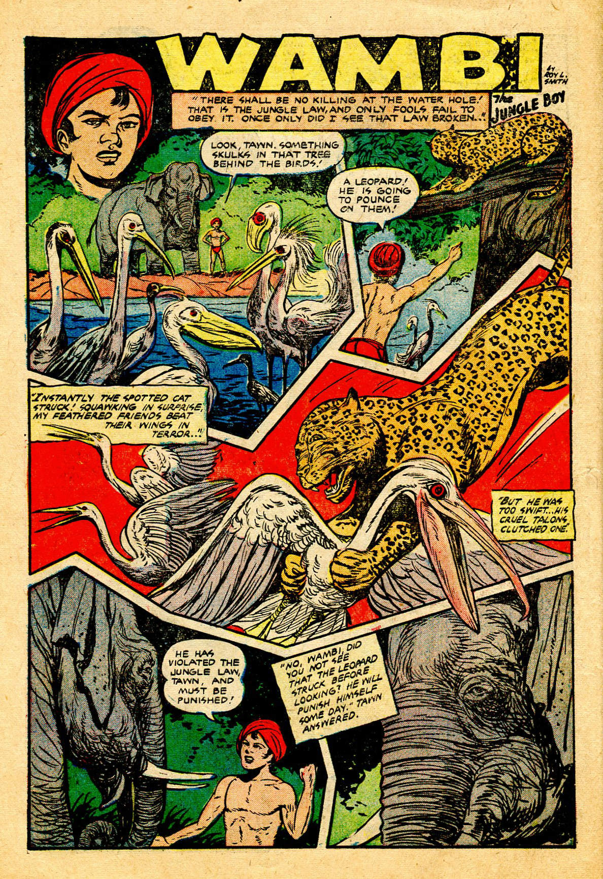 Read online Wambi Jungle Boy comic -  Issue #13 - 14