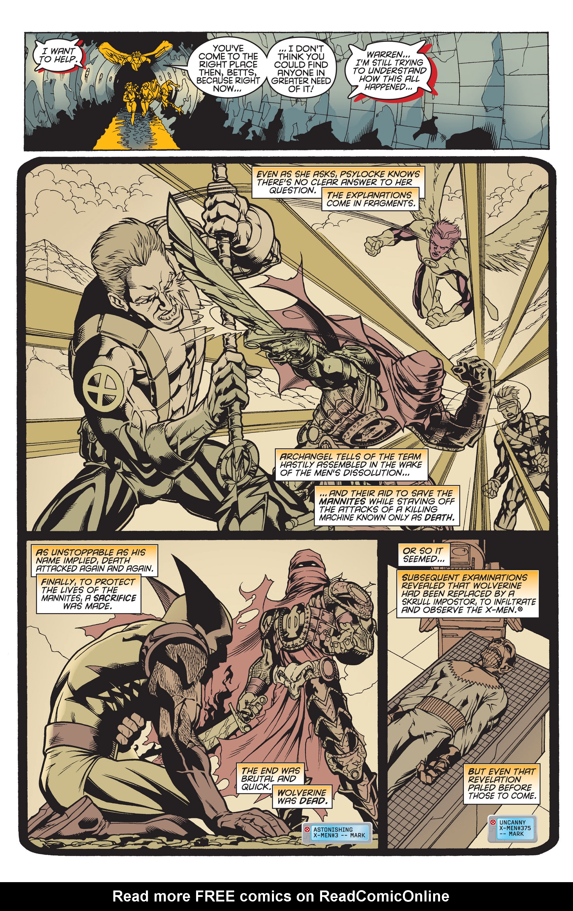 Read online X-Men vs. Apocalypse comic -  Issue # TPB 1 - 185