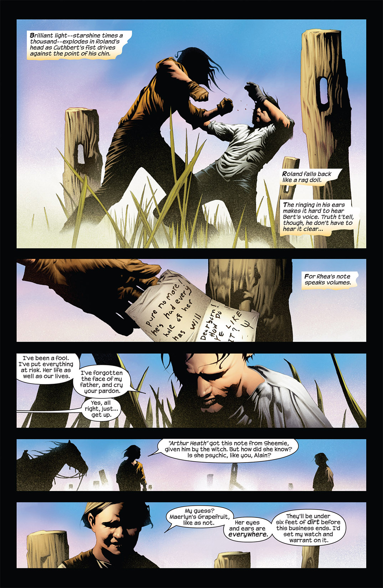 Read online Dark Tower: The Gunslinger Born comic -  Issue #6 - 9