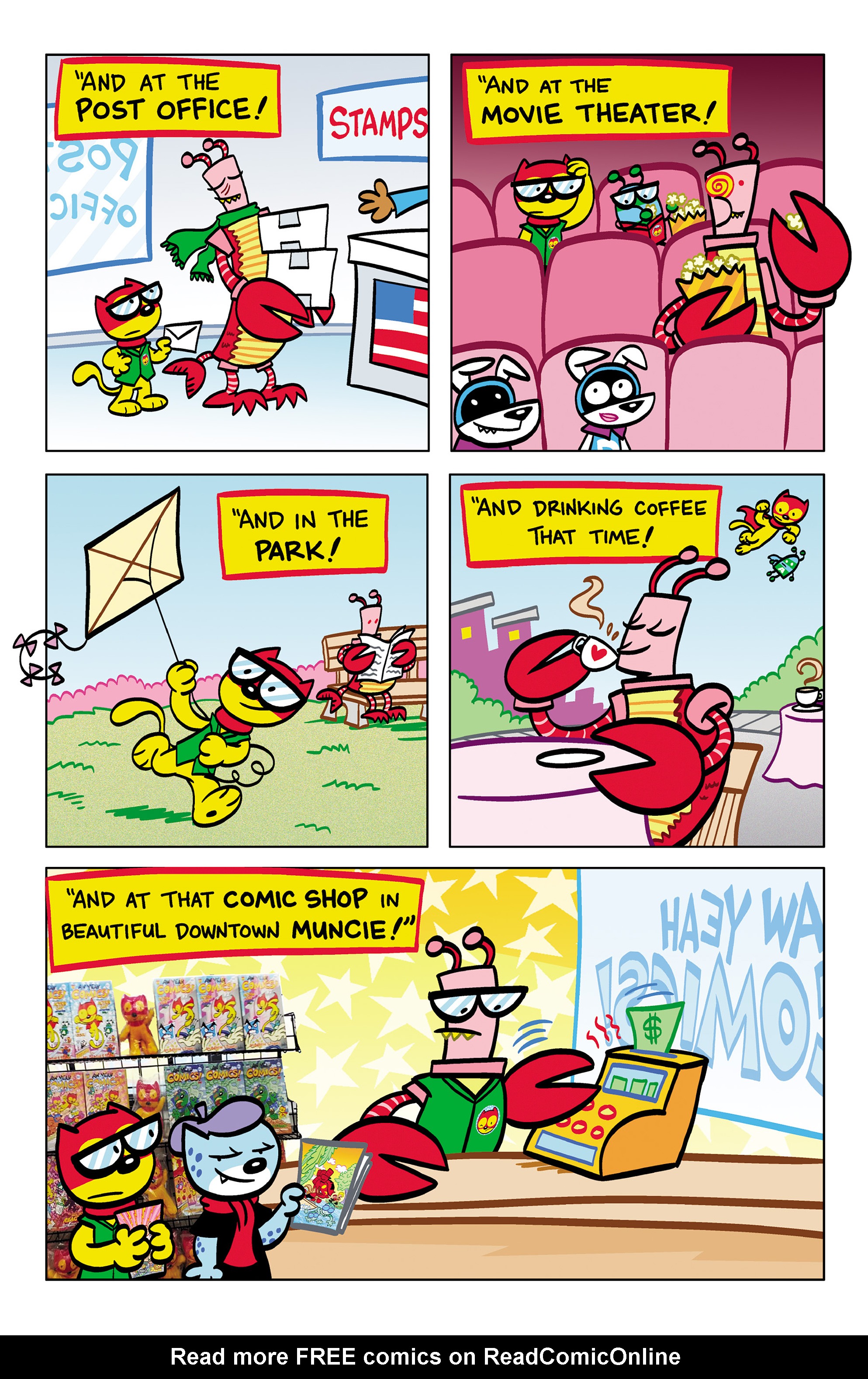 Read online Aw Yeah Comics: Action Cat & Adventure Bug comic -  Issue #4 - 10