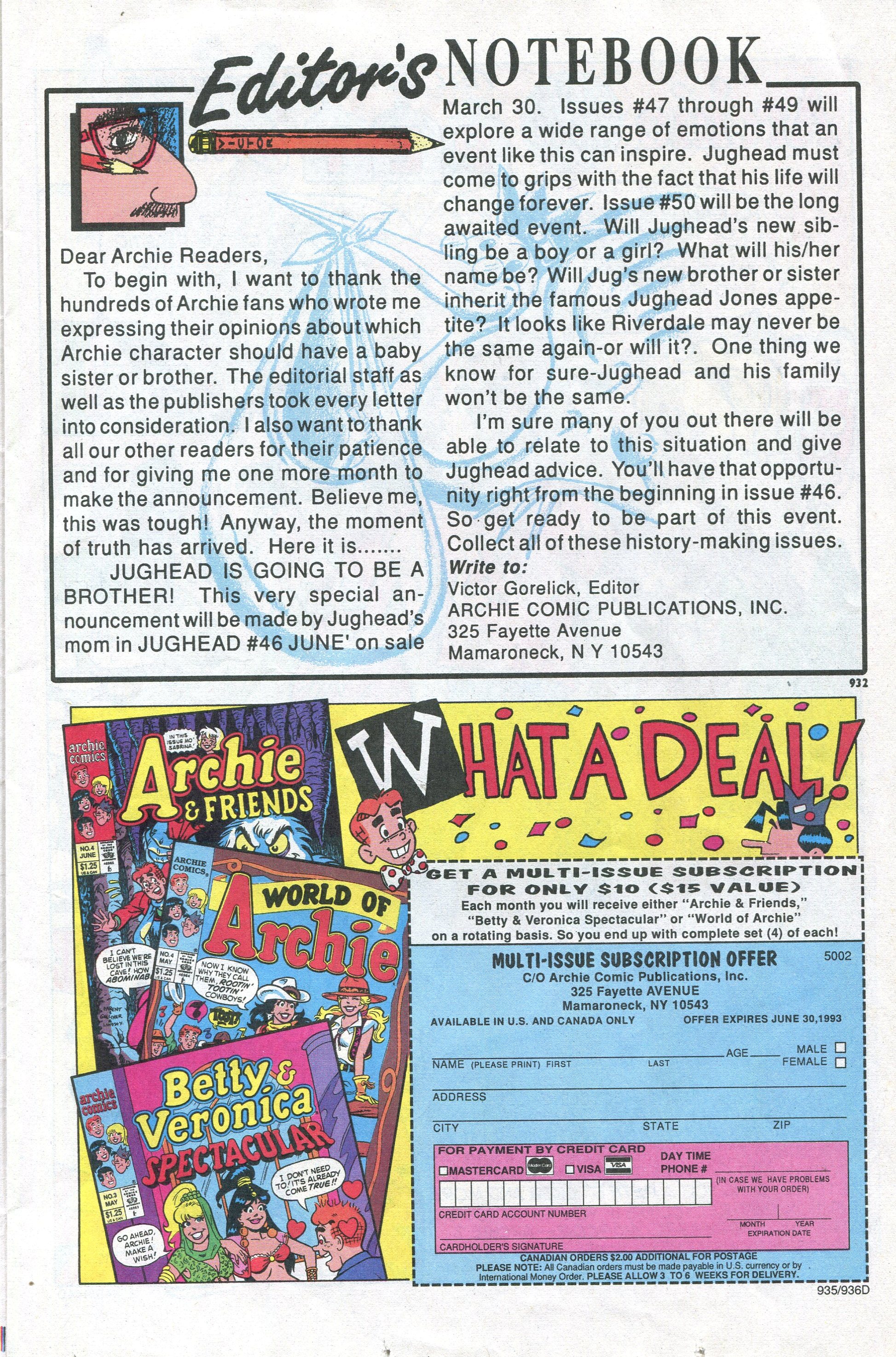 Read online Archie (1960) comic -  Issue #411 - 11