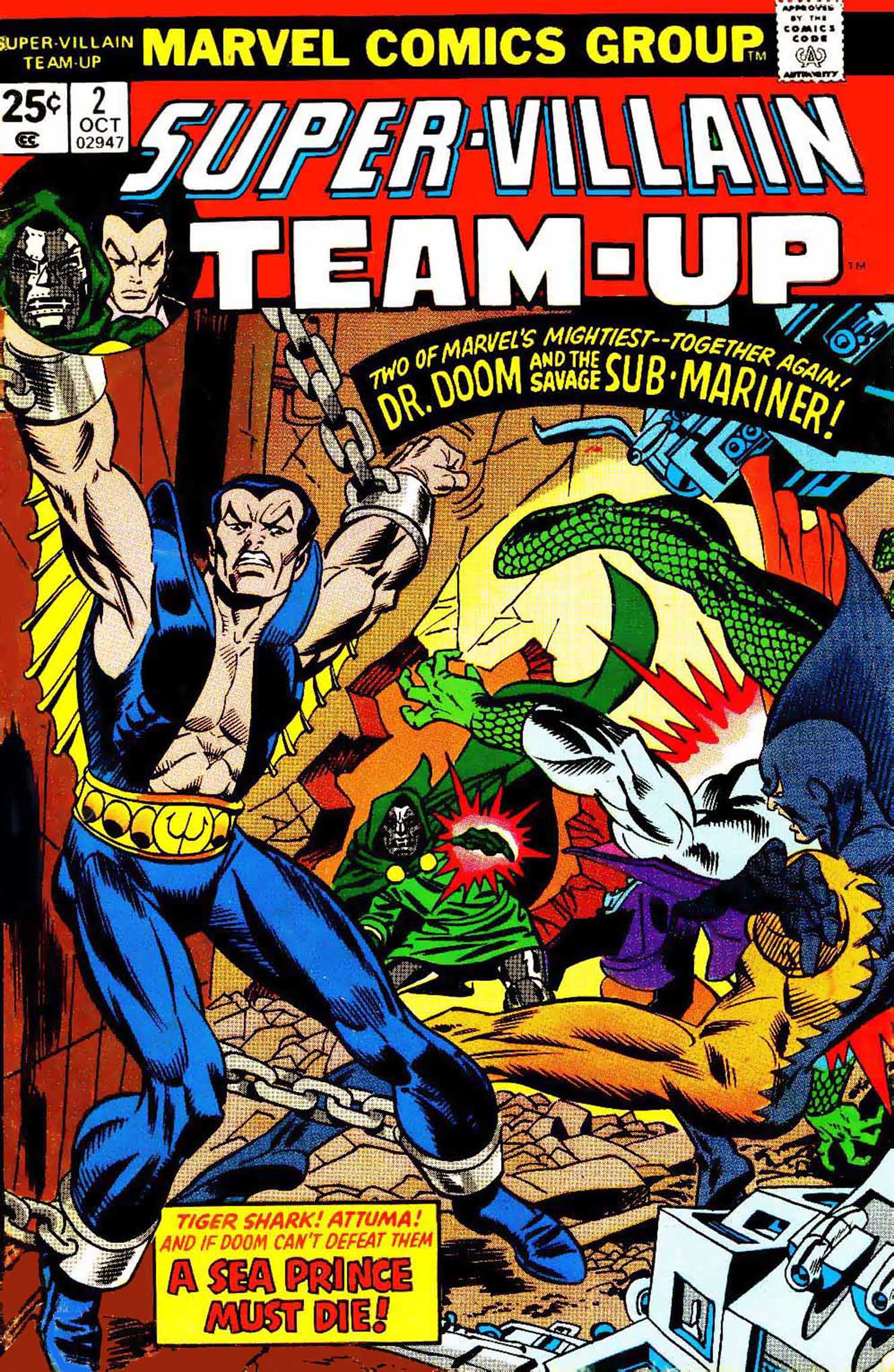 Read online Super-Villain Team-Up comic -  Issue #2 - 1