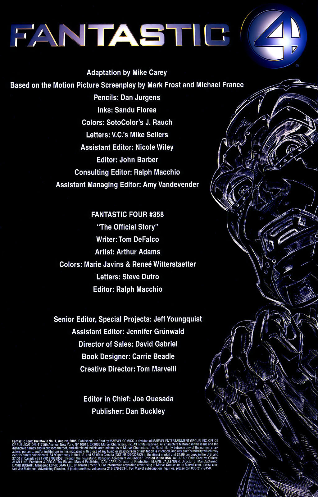 Read online Fantastic Four Movie adaptation comic -  Issue # Full - 2