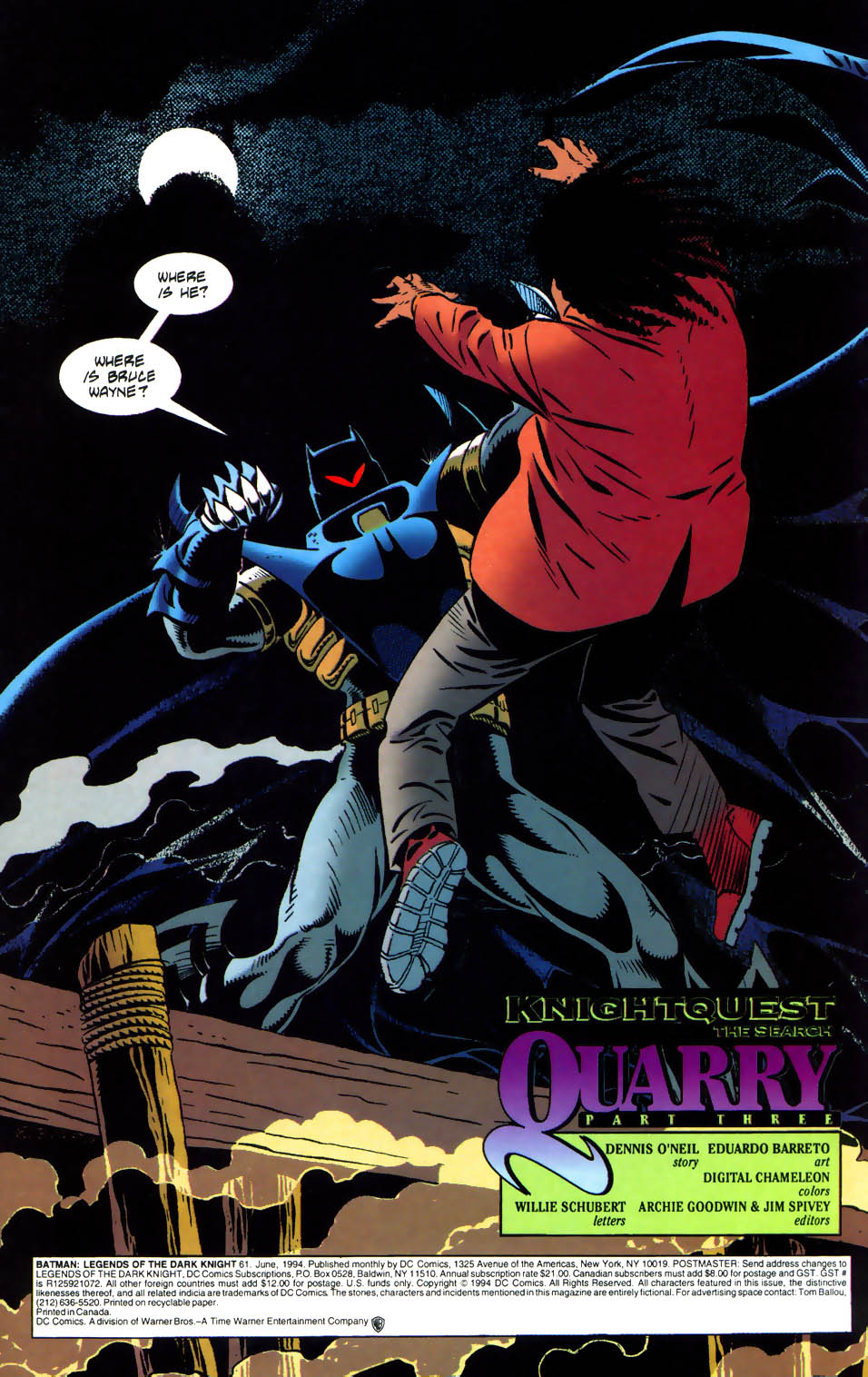 <{ $series->title }} issue Batman: Knightfall The Search - Issue #8 - Page 2
