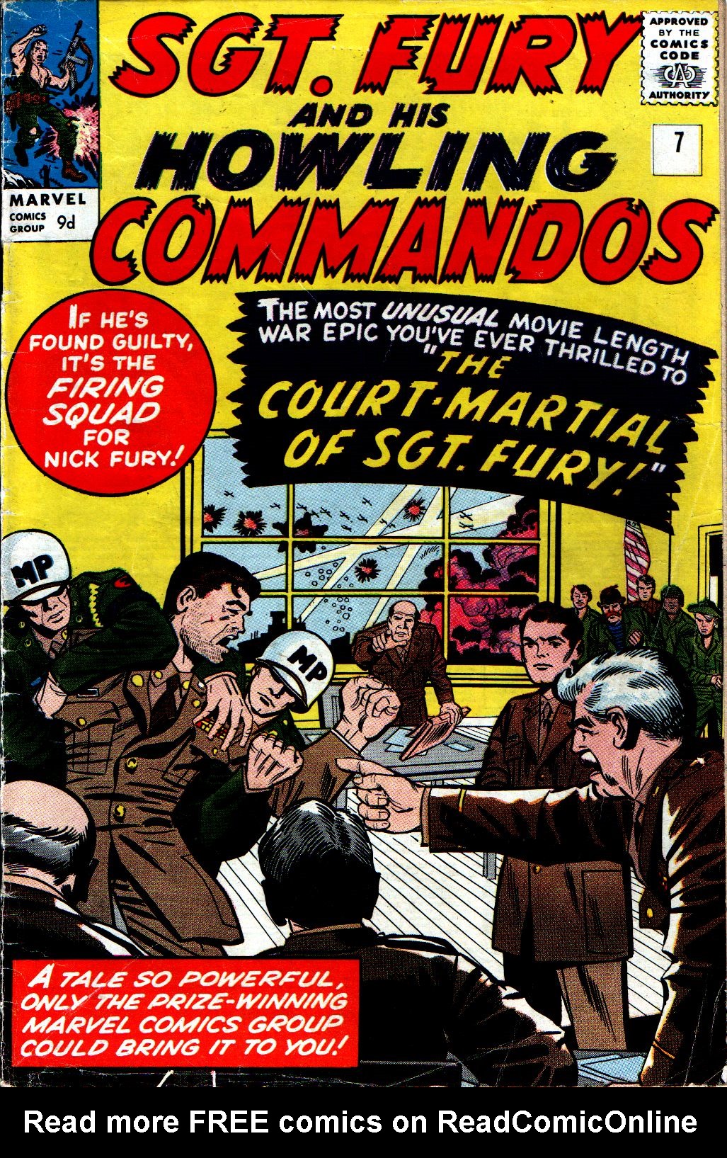 Read online Sgt. Fury comic -  Issue #7 - 1