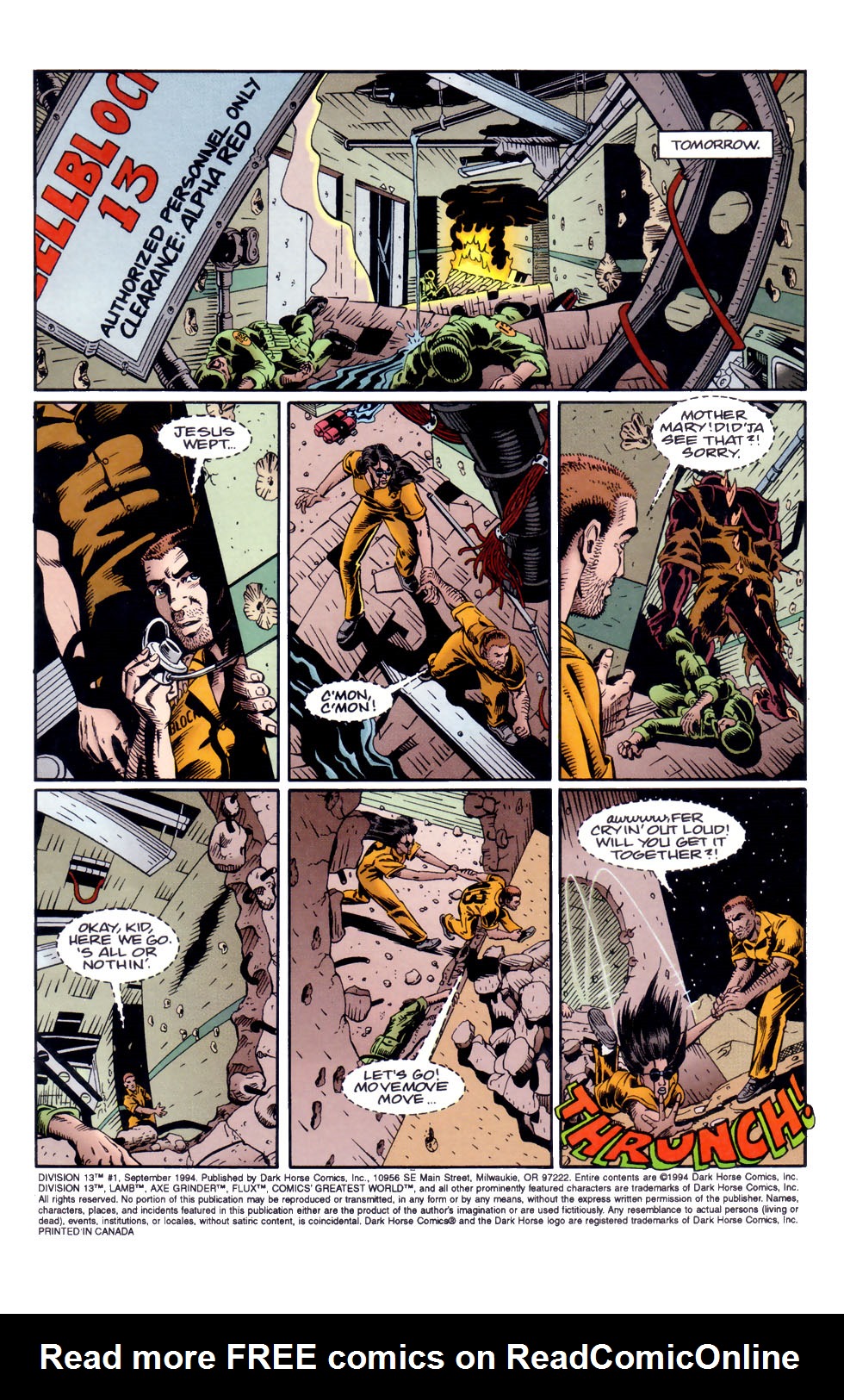 Read online Division 13 comic -  Issue #1 - 2