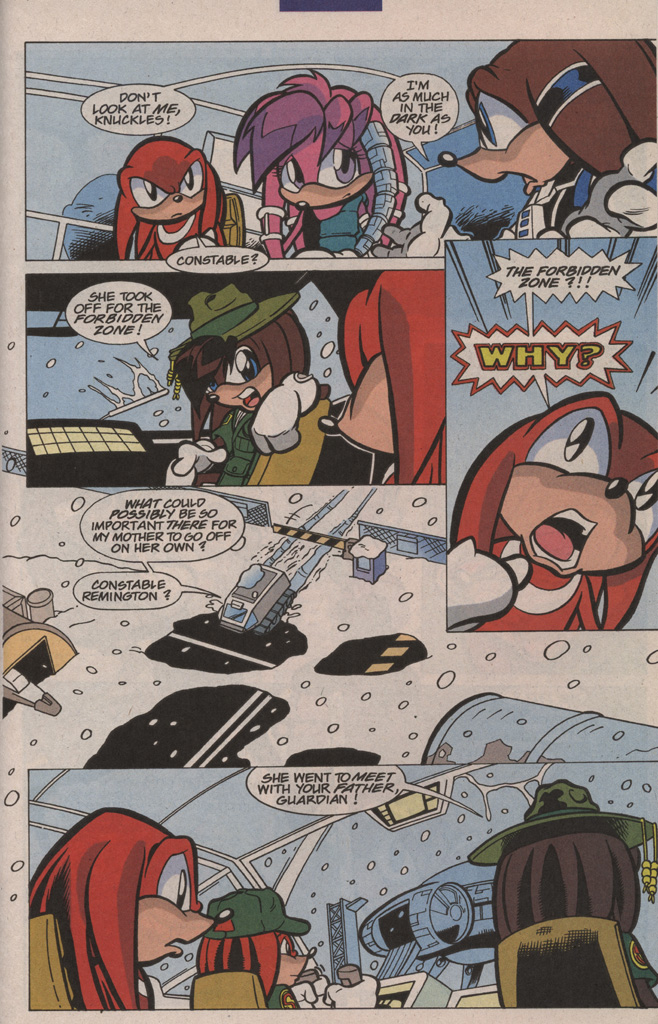 Read online Knuckles the Echidna comic -  Issue #19 - 25