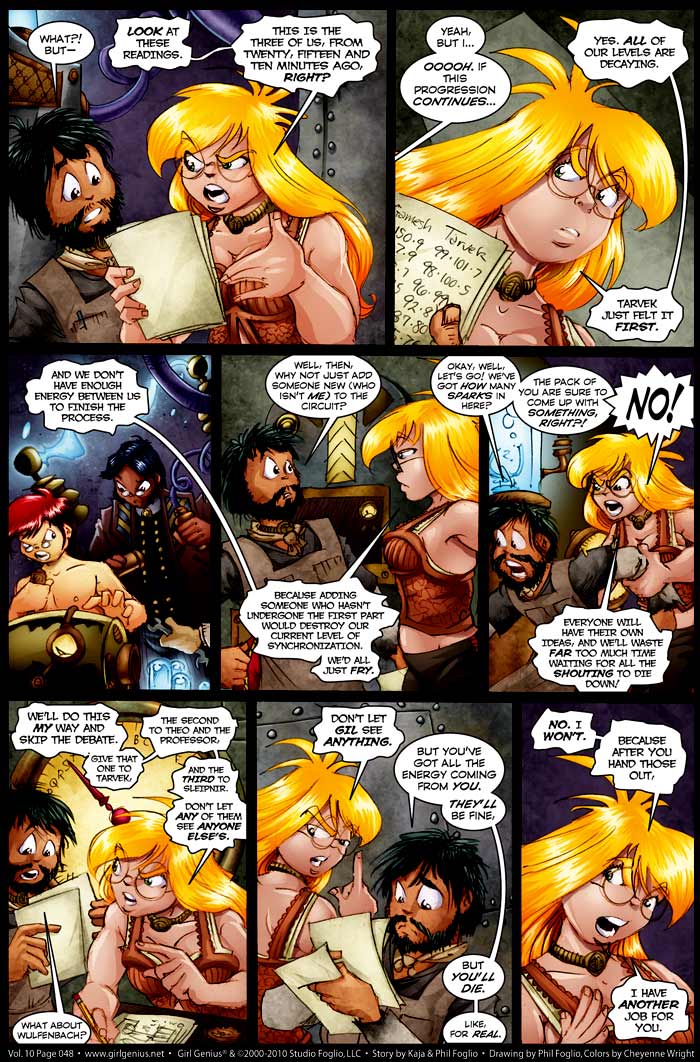 Read online Girl Genius (2002) comic -  Issue #10 - 49