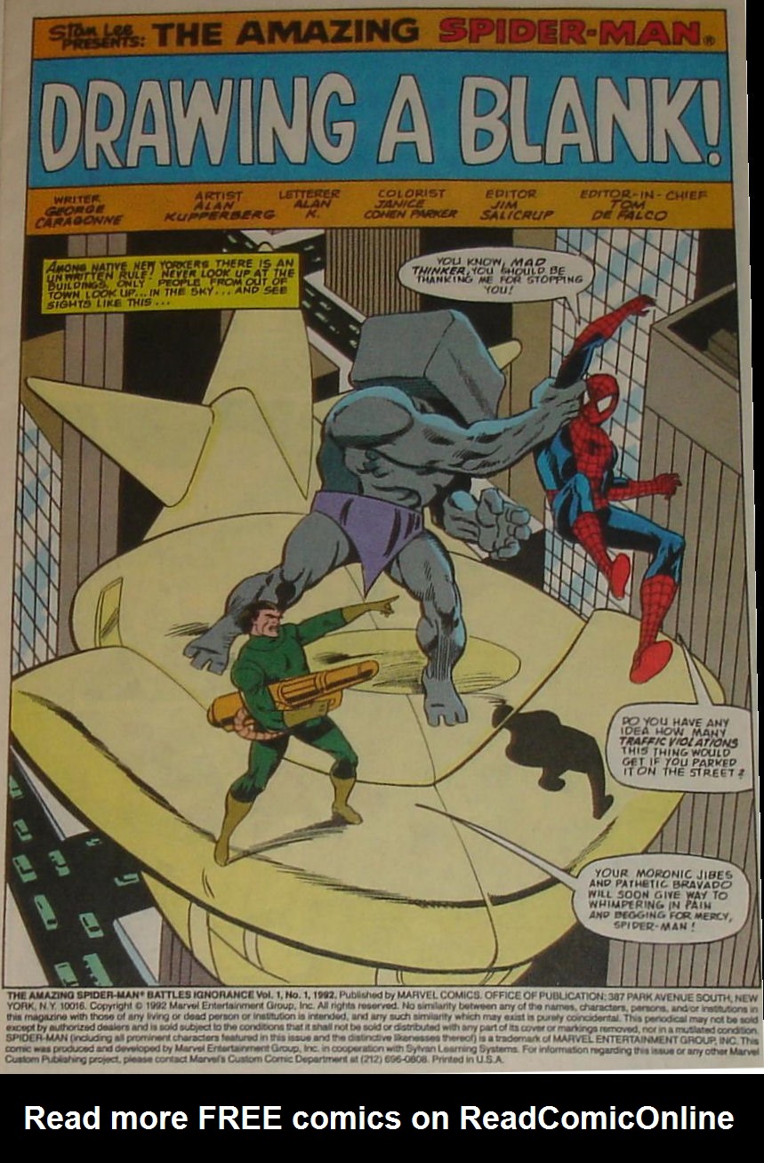 The Amazing Spider-Man Battles Ignorance! issue Full - Page 3