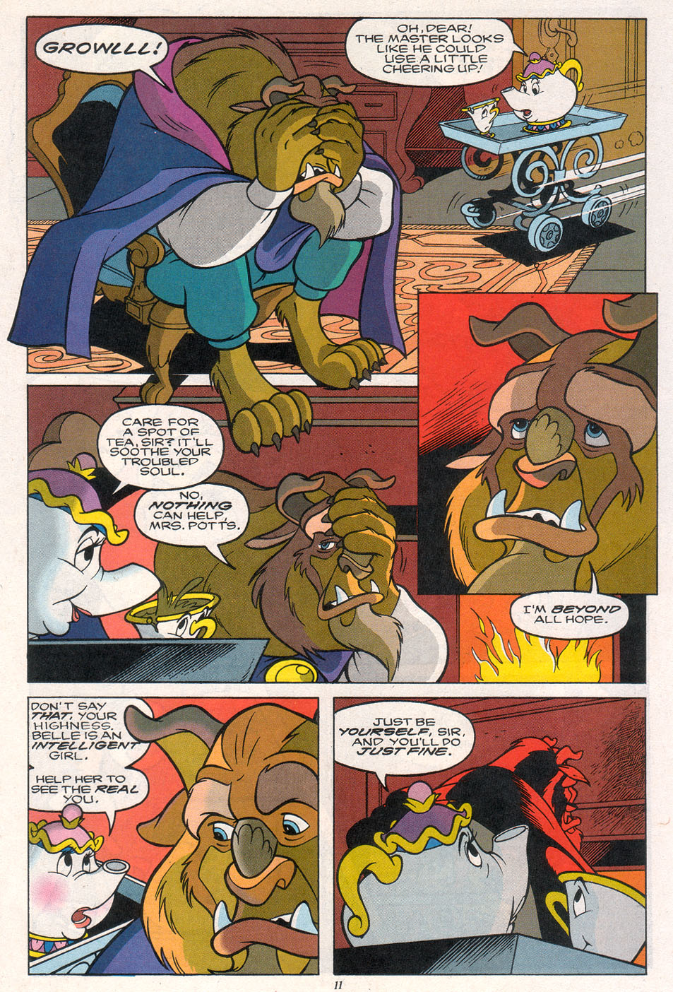 Read online Disney's Beauty and the Beast comic -  Issue #12 - 12