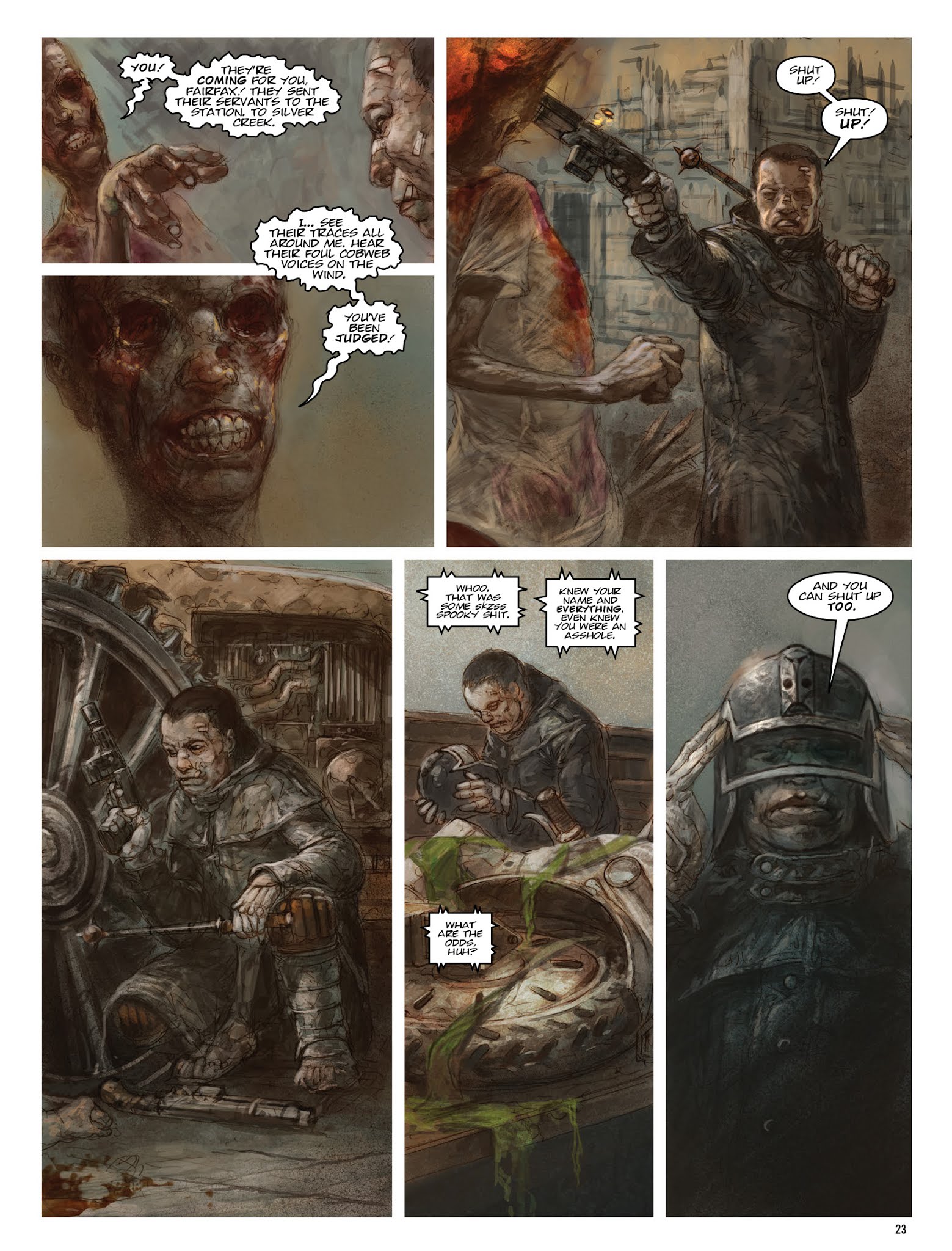 Read online The Dark Judges: The Fall of Deadworld comic -  Issue # TPB - 24